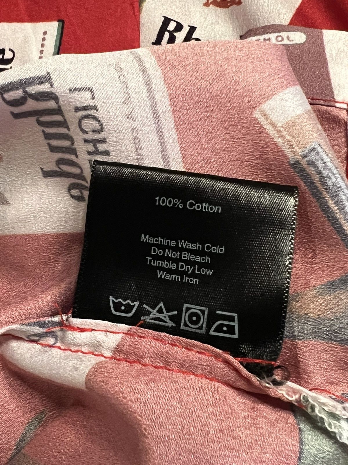 Rhude RARE OG szL Red Marlboro Cigarettes Palm Hawaiian Shirt Size US L / EU 52-54 / 3 - 8 Thumbnail