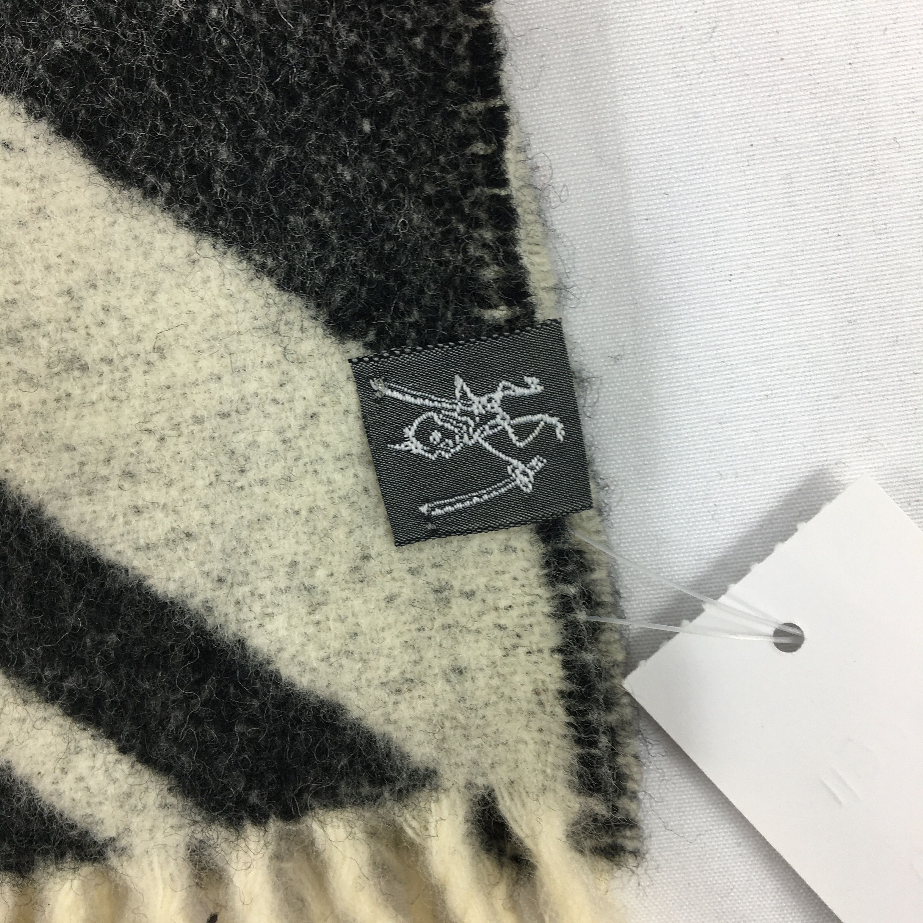 Japanese Brand Vintage PPFM Wool Scarf Muffler Peyton Place for Men Scarves Size ONE SIZE - 4 Thumbnail