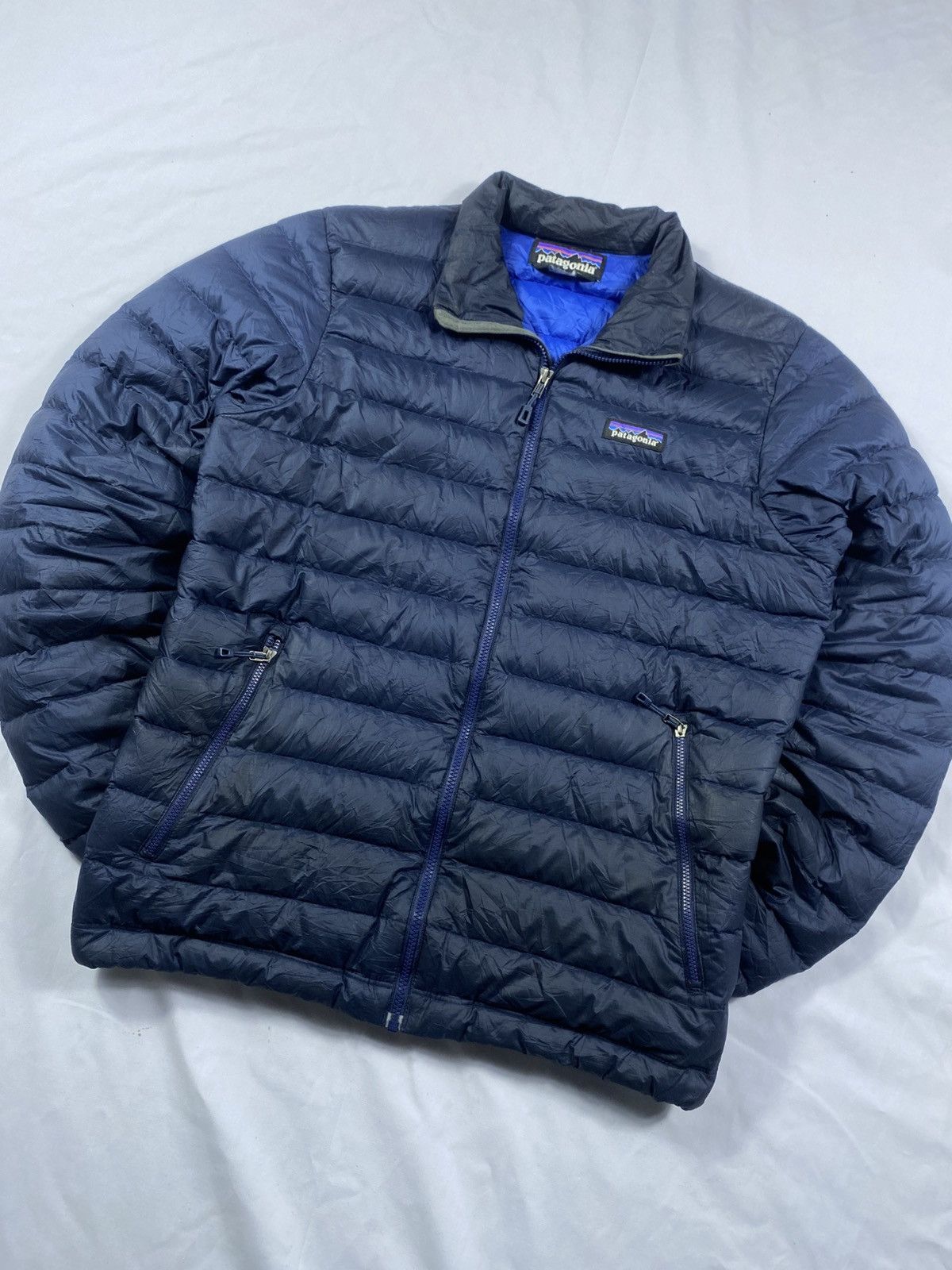 Patagonia Patagonia Men's Down Puffer Sweater Distressed Jacket Size US M / EU 48-50 / 2 - 3 Thumbnail