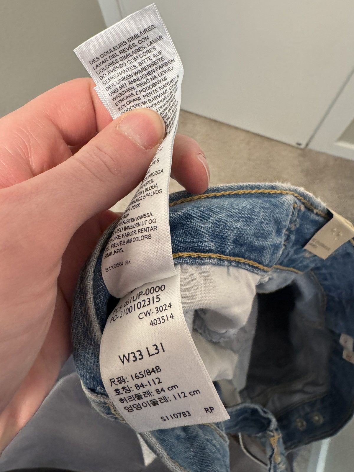 Levi's Levis Clinch Baggy 33x31 Size US 33 - 4 Thumbnail