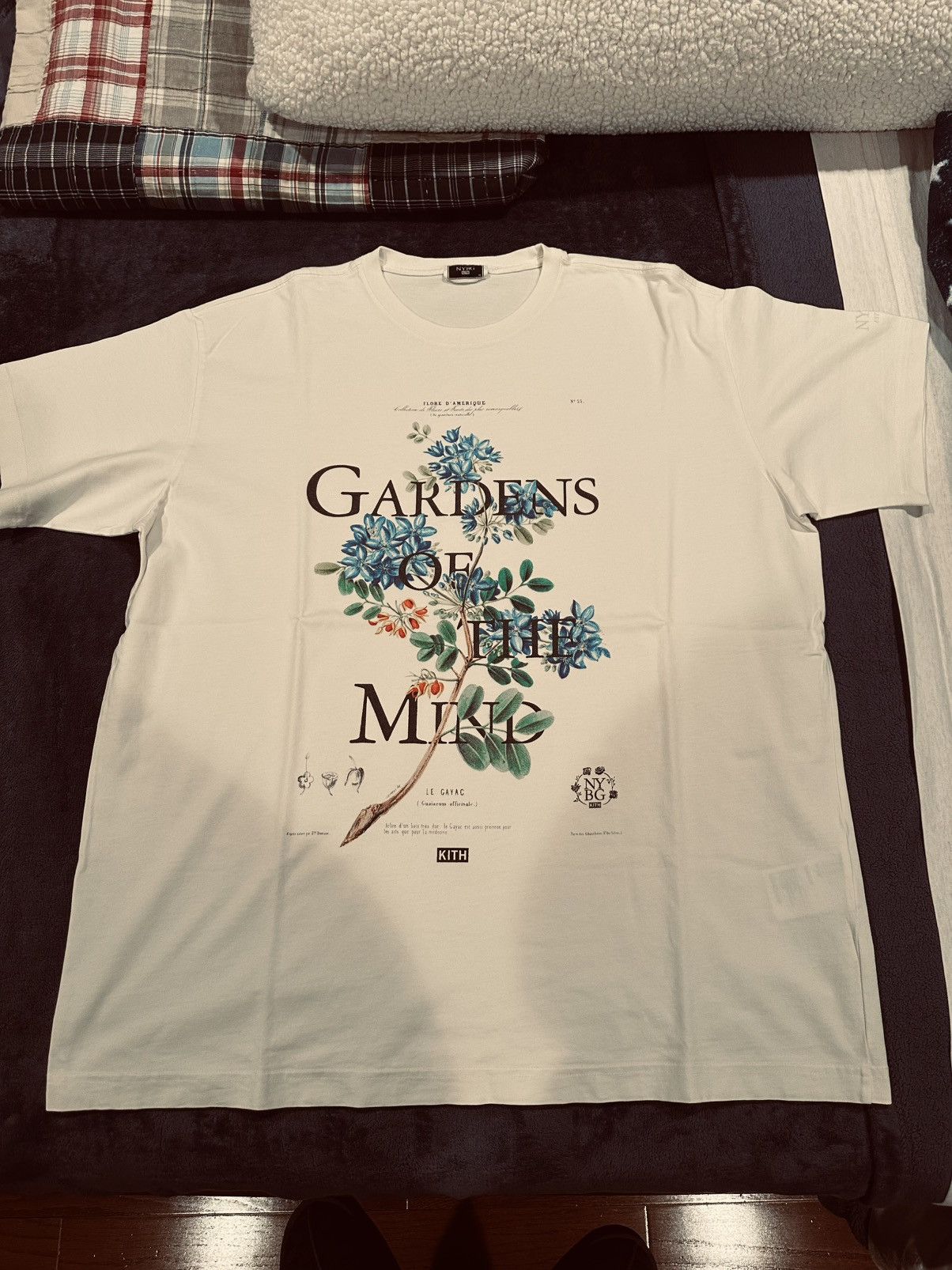 Kith Gardens of the mind kith x NYBG cream Tee Size US XL / EU 56 / 4 - 1 Thumbnail