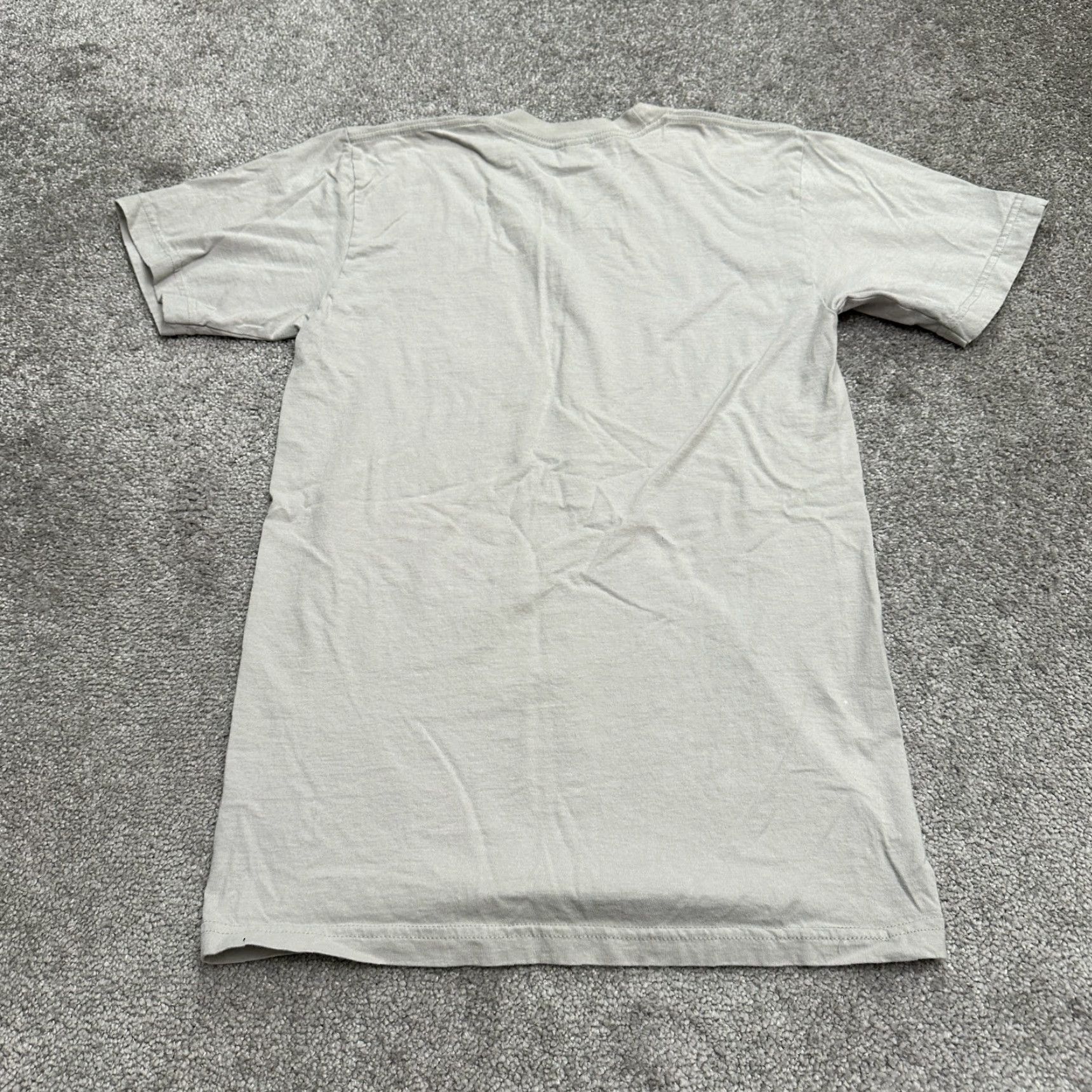 American Apparel American Apparel Graphic T-Shirt Unisex Adult Small Gray Crew Neck Short Sleeve Cotton Tee Graphic Print Casual All Seasons Size S / US 4 / IT 40 - 3 Thumbnail