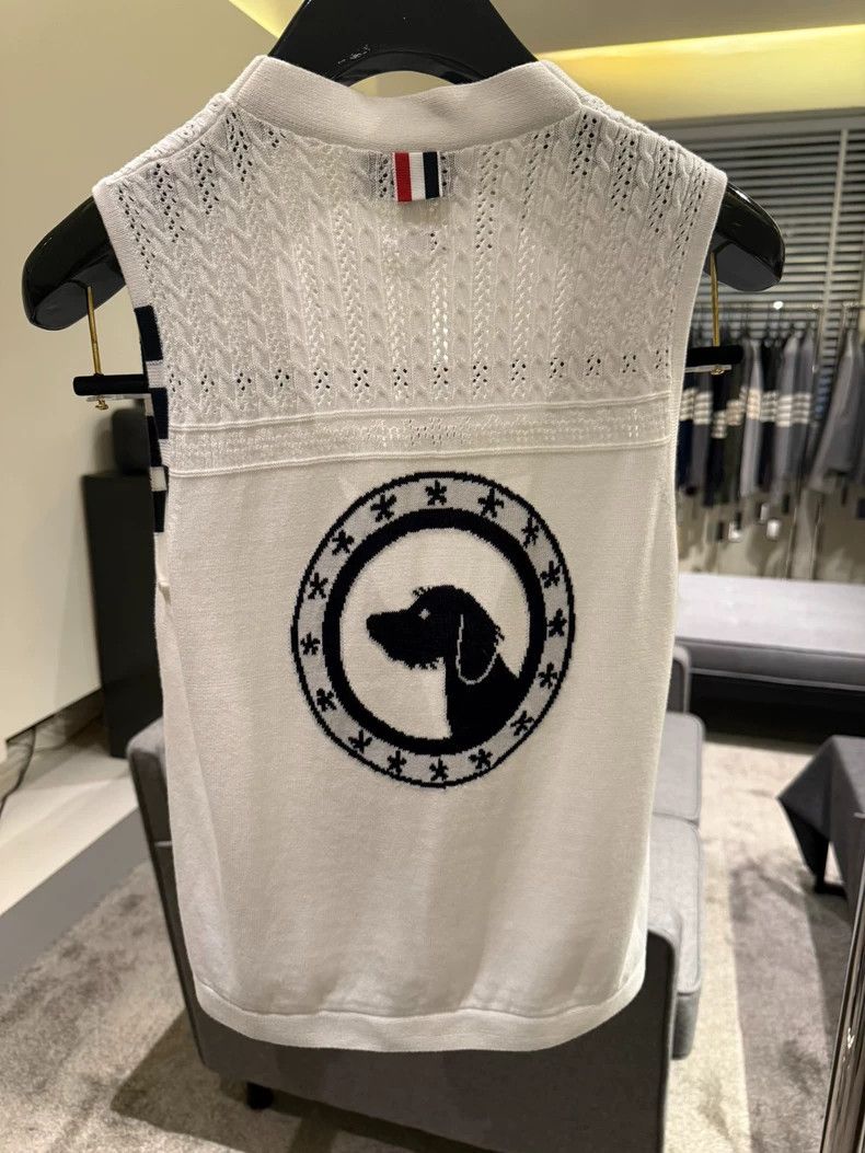 Thom Browne Thom Browne Rare white vest 2503-Nextarrow Size XS / US 0-2 / IT 36-38 - 2 Thumbnail