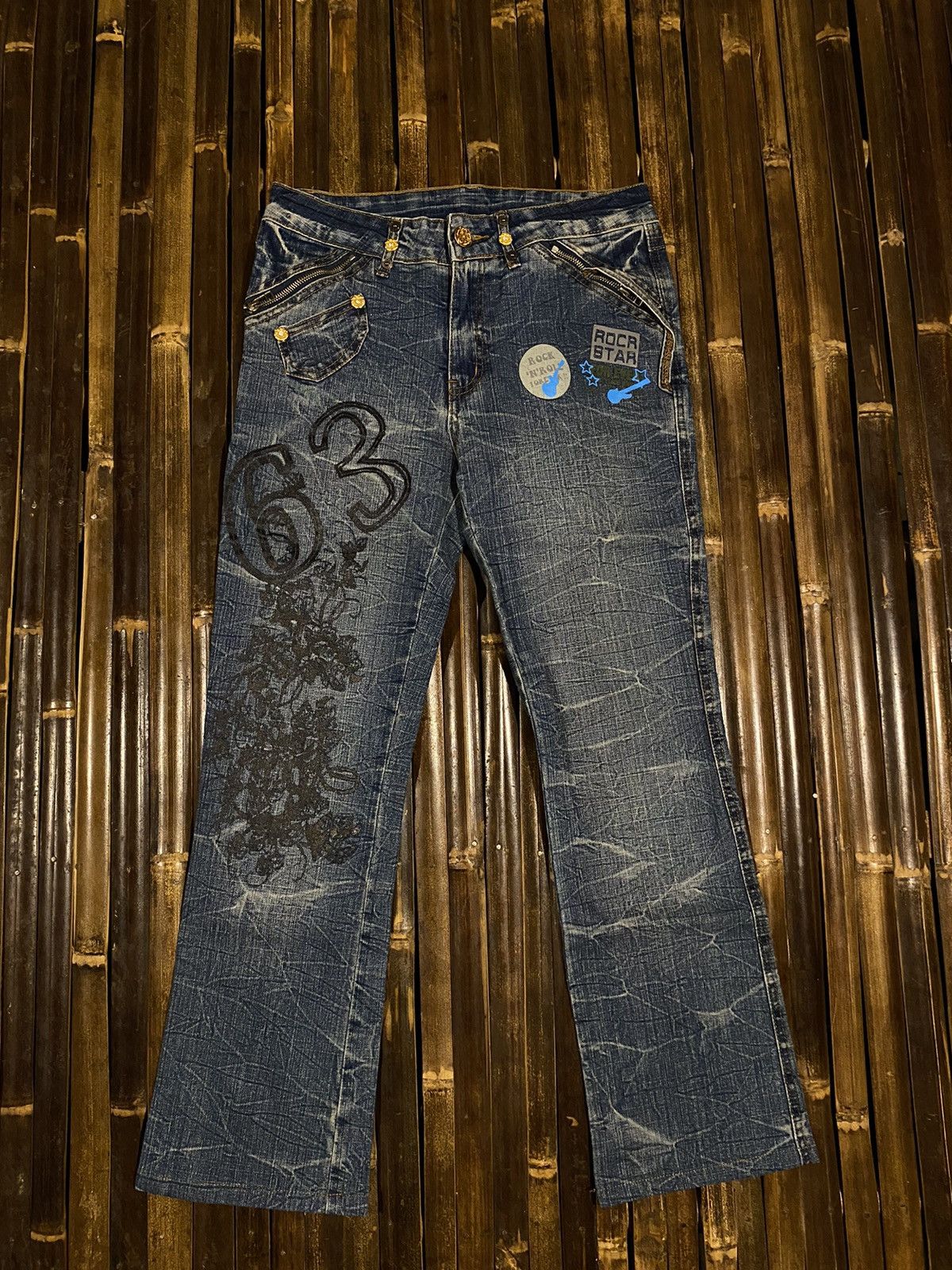 Vintage Rock Star Denim Jeans