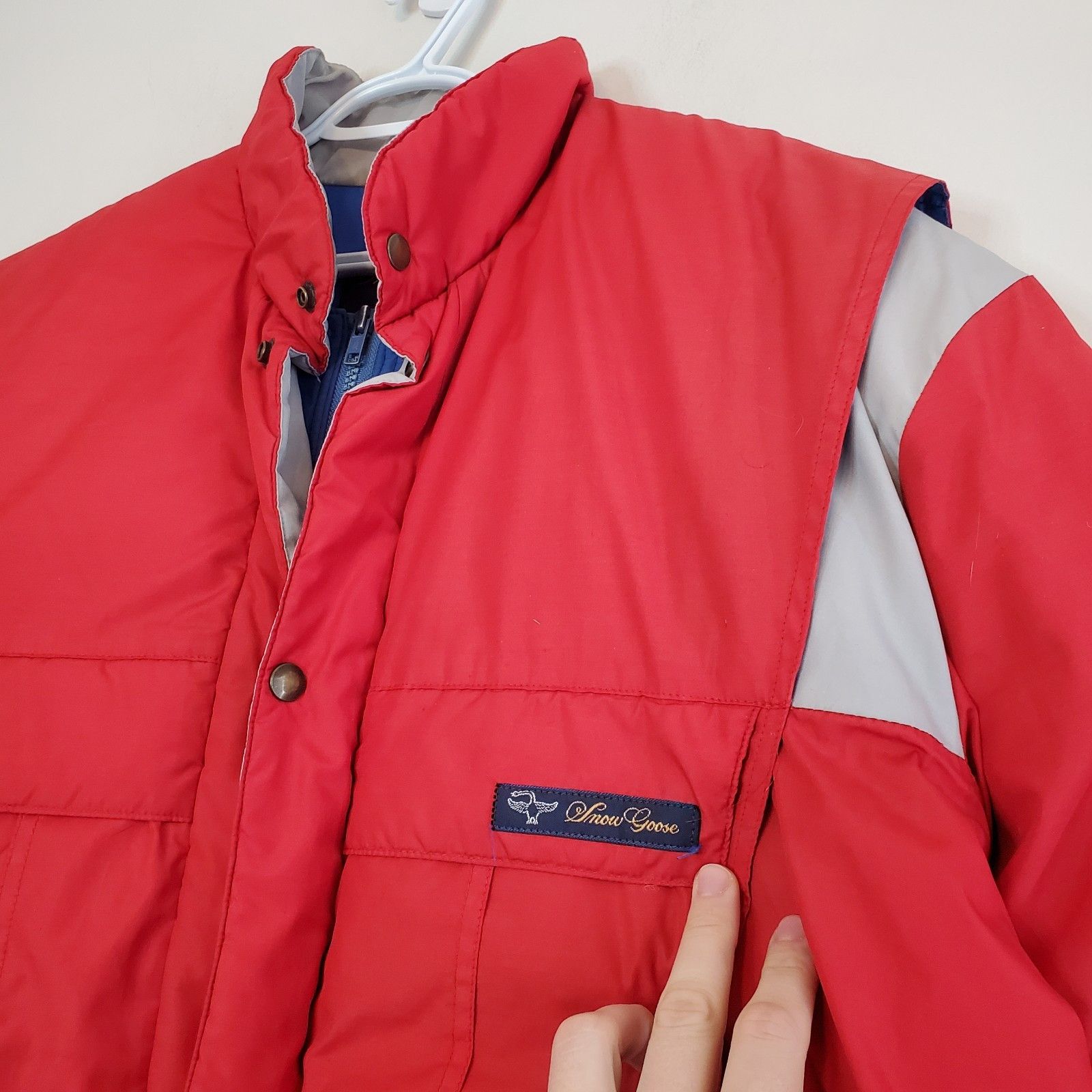 Canada Goose Vintage Canada Goose Snow Goose Down Puffer Coat Red Size L Size US L / EU 52-54 / 3 - 3 Thumbnail