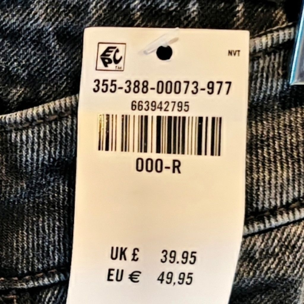 Hollister Hollister Dark Wash Black/Gray Flare Jeans NWT Size 23" - 8 Thumbnail
