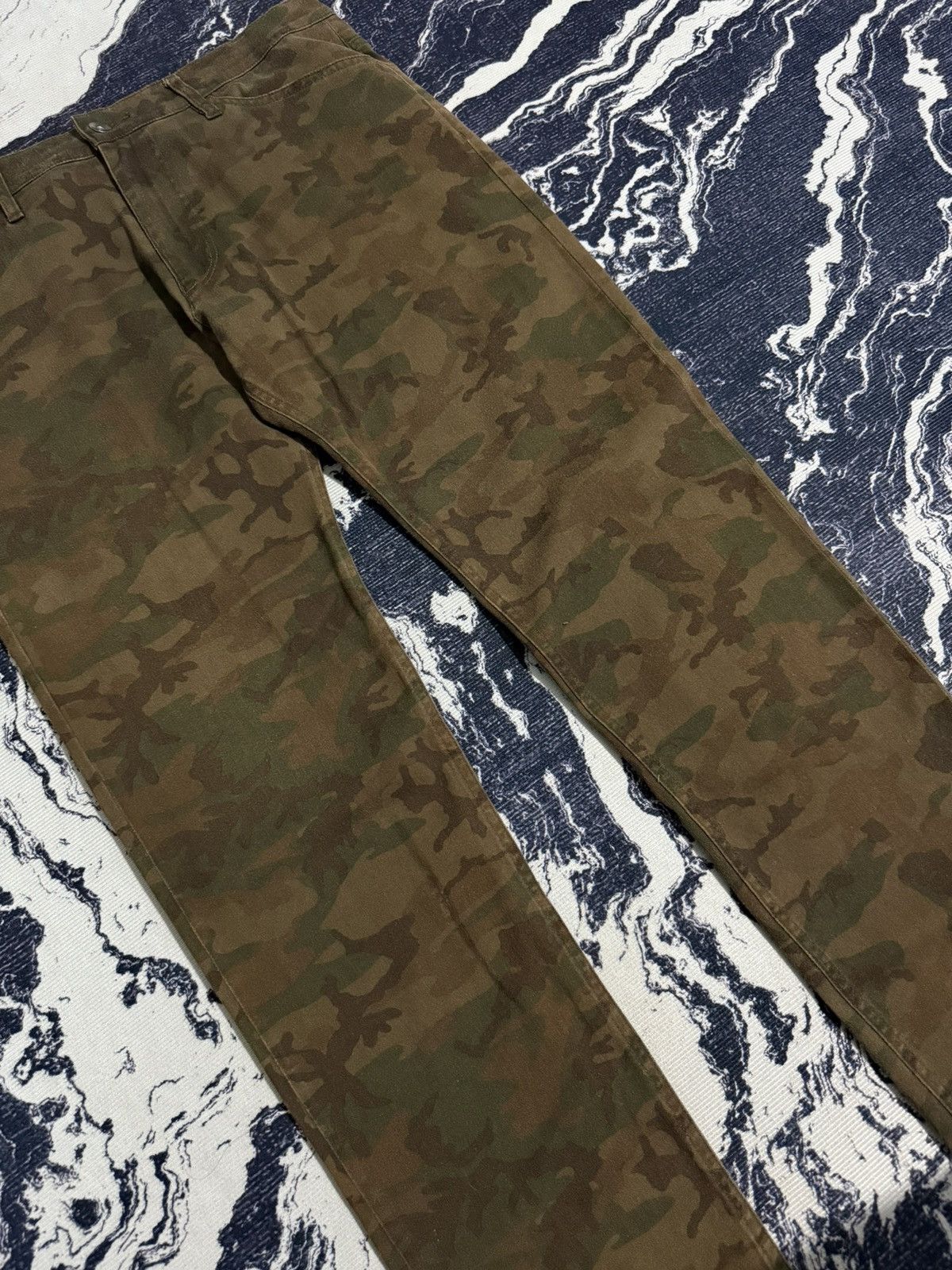Boycott Boycott stretch camo cotton long pants Size US 30 / EU 46 - 4 Thumbnail