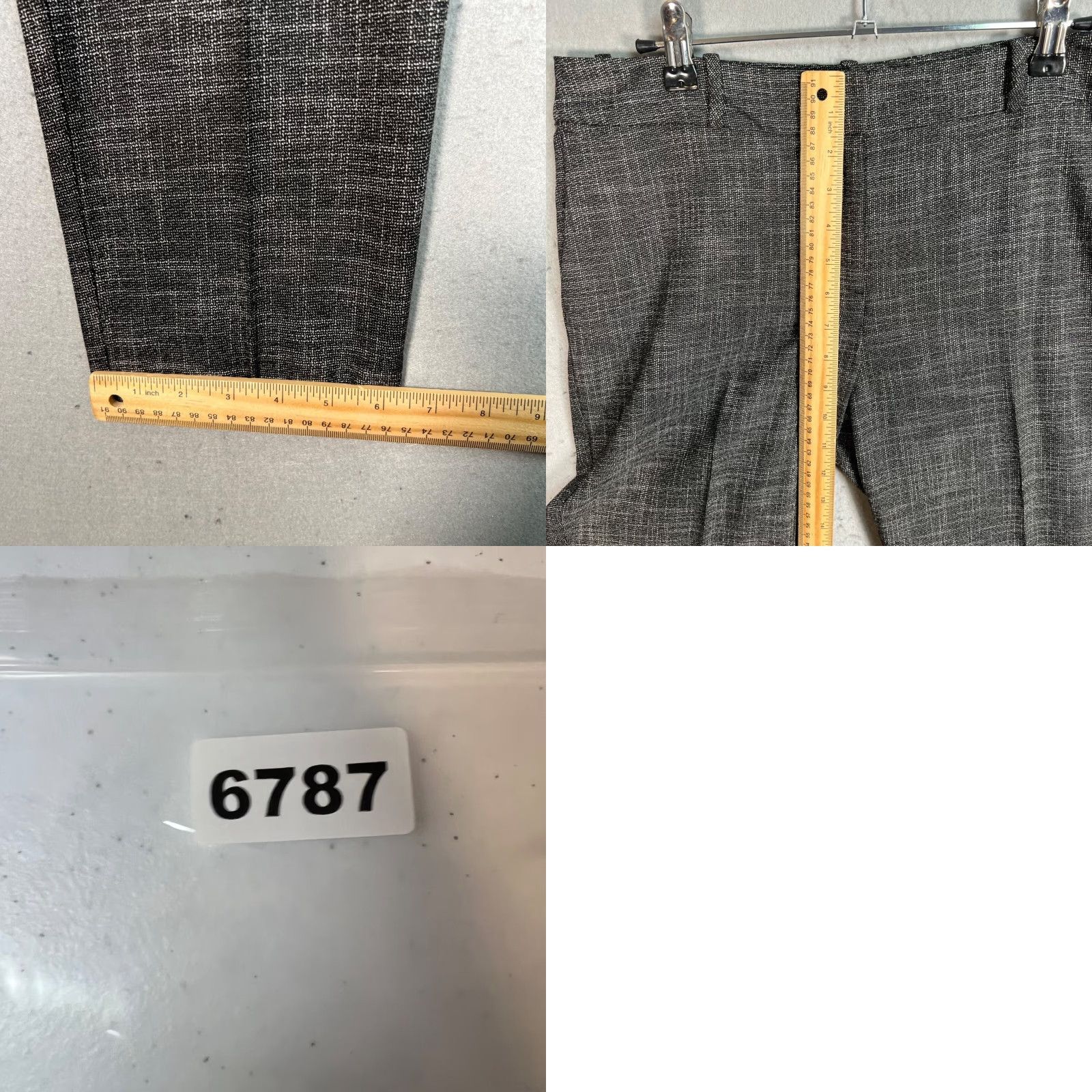 Vintage VINTAGE Le Chateau Pants Womens Slim Gray 10 Dress Pants 28in 32in Inseam Womens Size 32" / US 10 / IT 46 - 8 Thumbnail