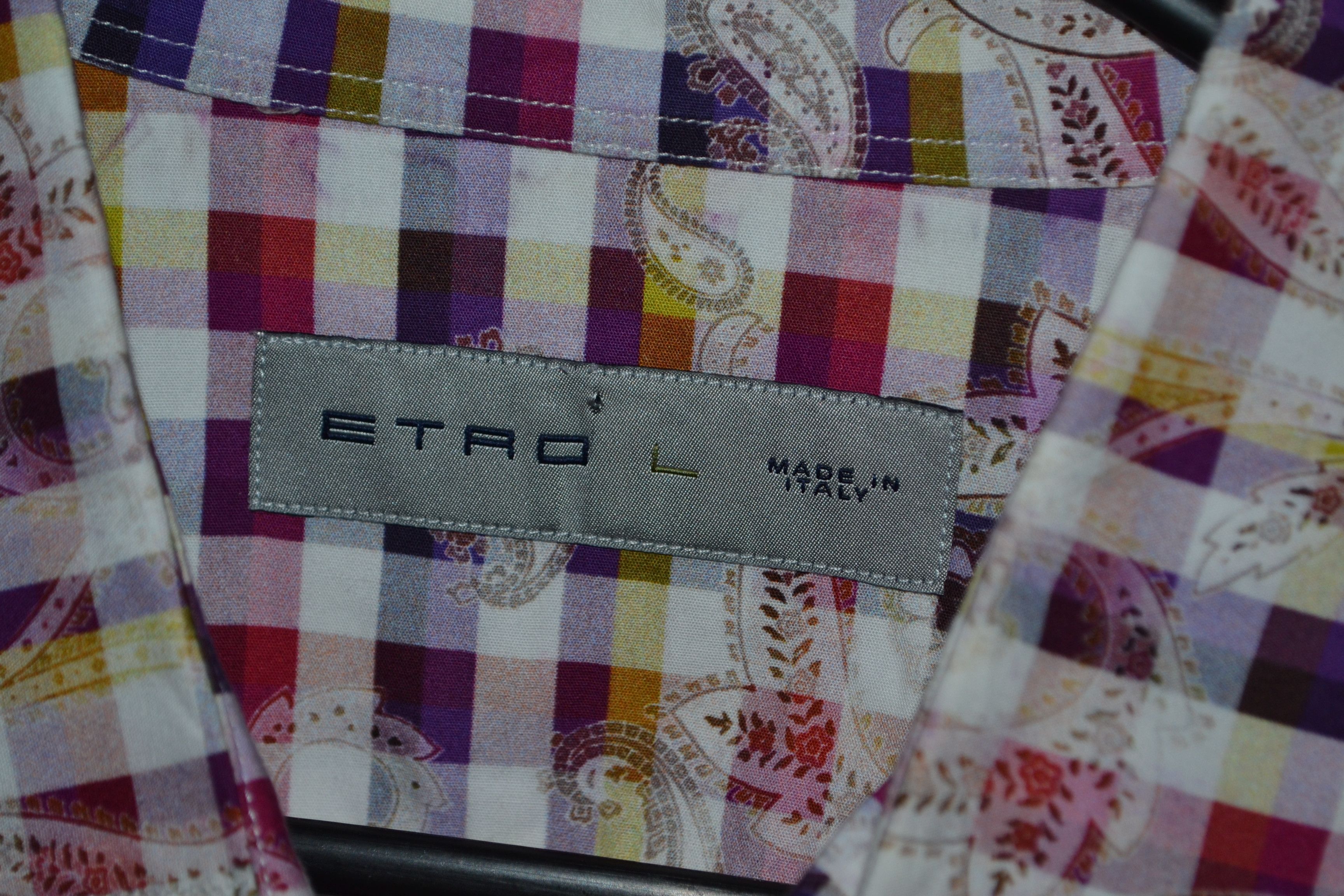 Etro Etro Gradient Psychedelic Paisley Shirt Cotton L Size US L / EU 52-54 / 3 - 8 Thumbnail
