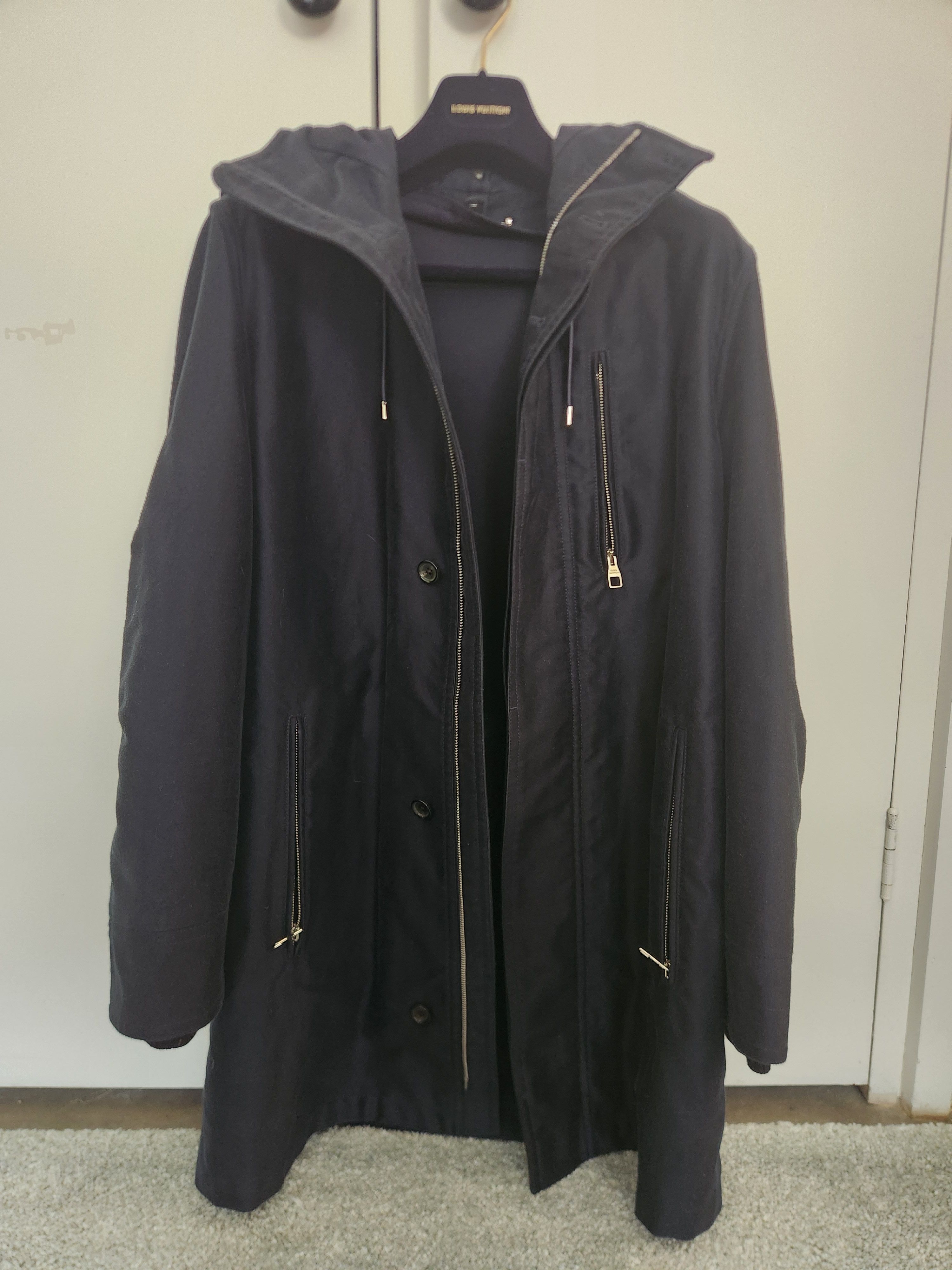 Louis Vuitton LV Navy blue heavy wool lining jacket - removable lining Size US S / EU 44-46 / 1 - 3 Thumbnail