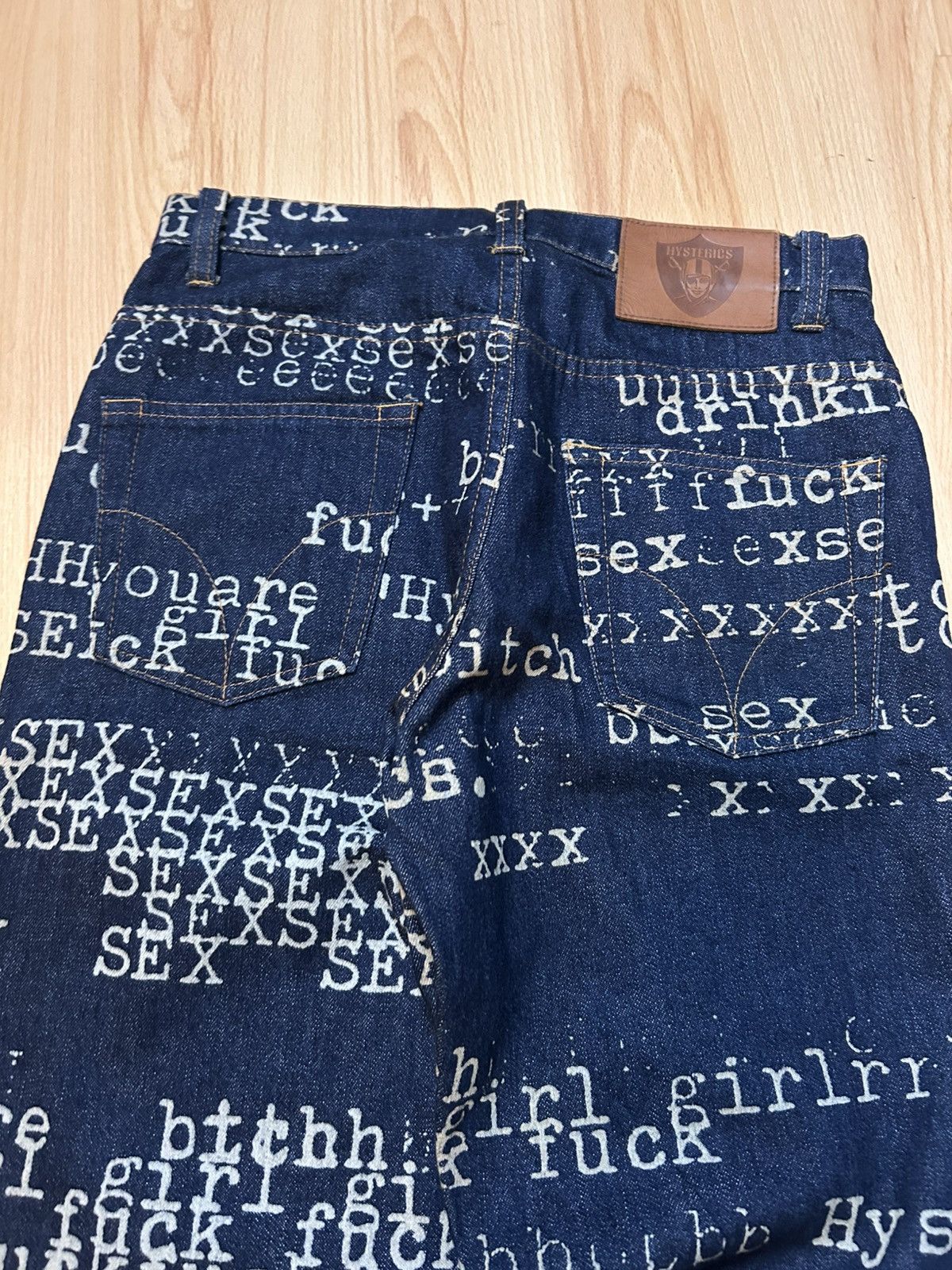 Hysteric Glamour typewriter jeans Size 27" / US 4 / IT 40 - 7 Thumbnail