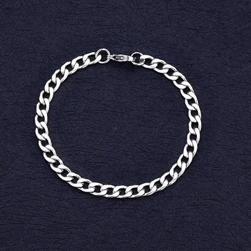 Jewelry Cuban Chain Bracelet 20cm Size ONE SIZE - 2 Thumbnail