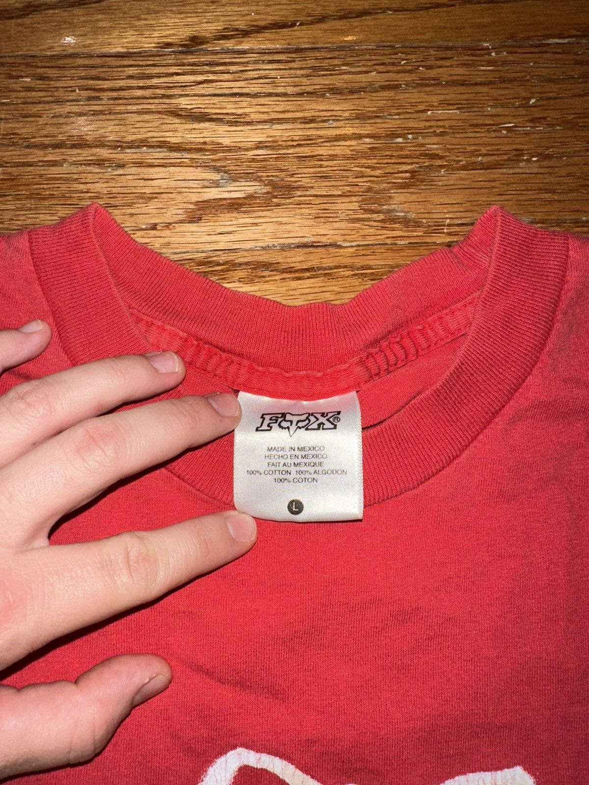 Vintage Vintage Fox Racing Tee Size US L / EU 52-54 / 3 - 3 Thumbnail