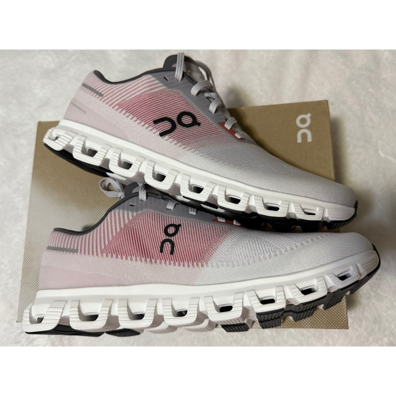 On On Cloud Men’s Cloud 6 Push Lavender / Red Size 11.5 Size US 11.5 / EU 44-45 - 1 Thumbnail