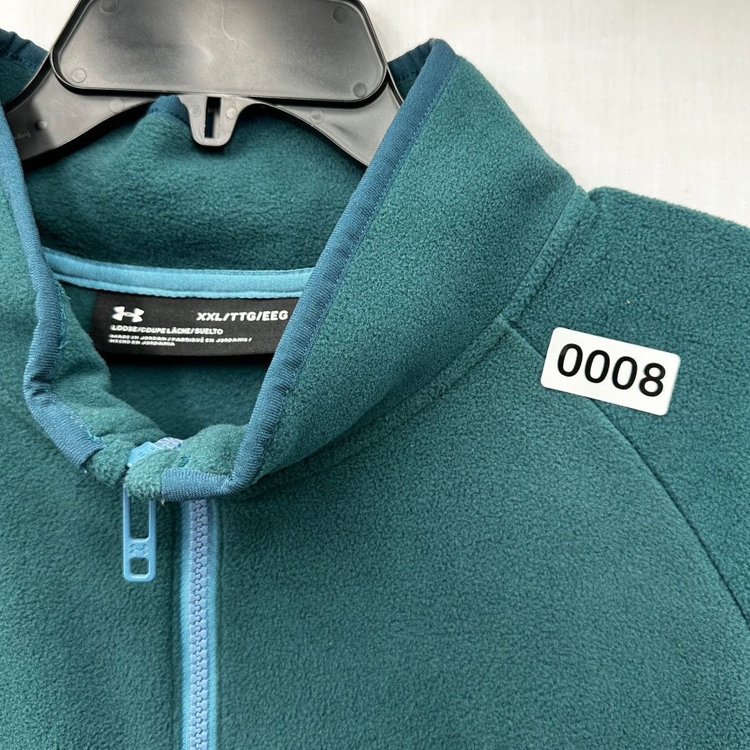 Under Armour Under Armour Men XXL Turquoise Blue Full Zip Polartec Jacket Size US XXL / EU 58 / 5 - 9 Thumbnail