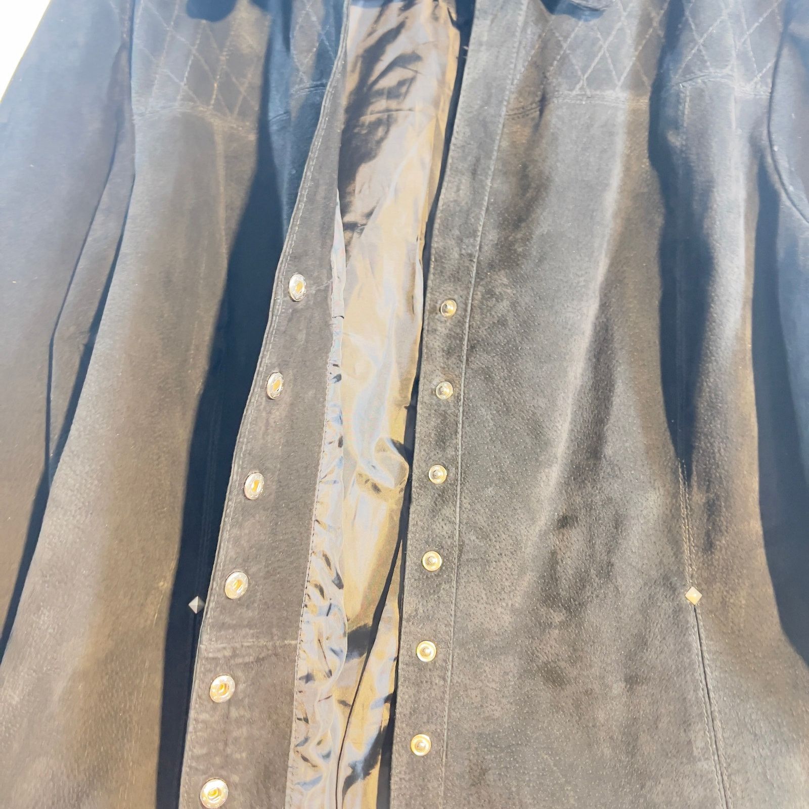 Other Dressbarn Woman Leather Suede Jacket Woman 18/20 Snap Button Size XXL / US 16-18 / IT 52-54 - 13 Thumbnail