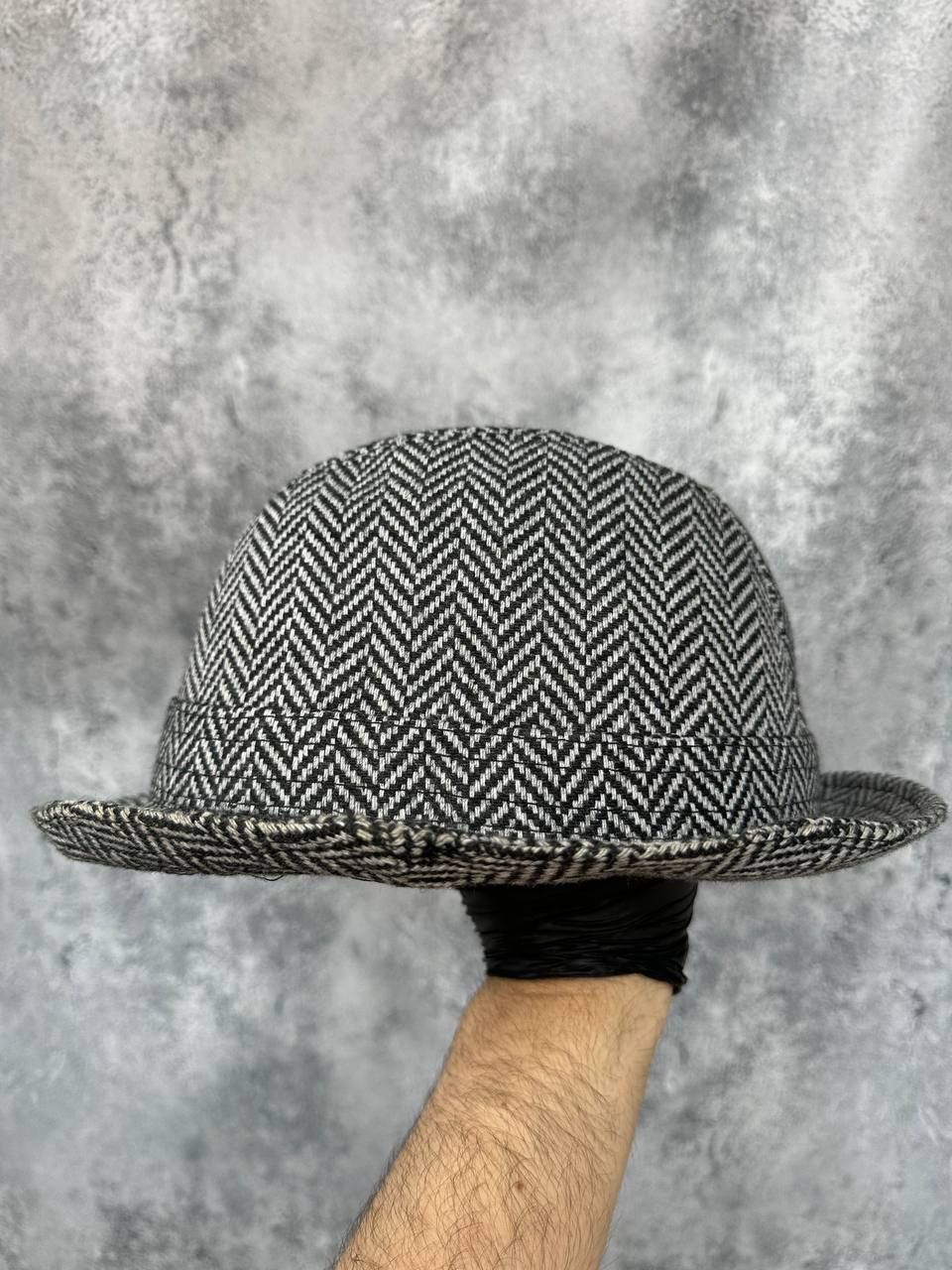Kangol × Vintage KANGOL Hunting Tweed Gray Hat Made in Great Britain Vintage Size ONE SIZE - 4 Thumbnail