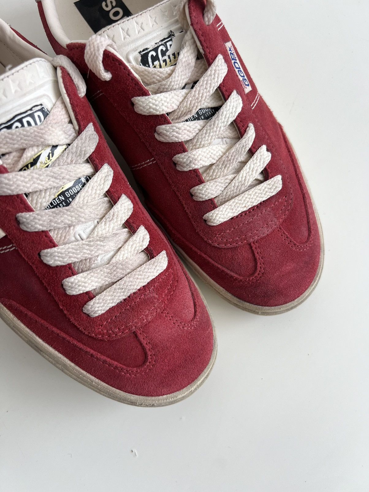 Golden Goose Golden Goose Soul Star Dark Red/Milk Sneakers Size US 8.5 / IT 38.5 - 7 Thumbnail