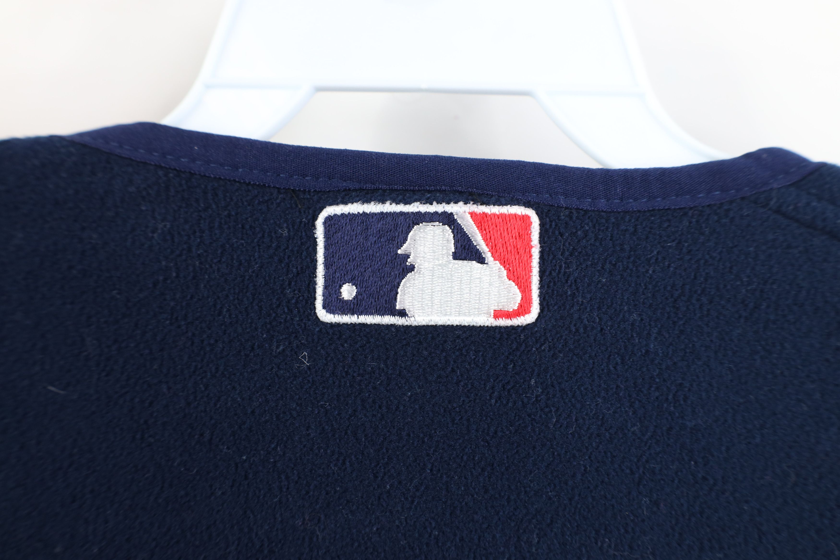 Majestic Vintage 90s Majestic Cleveland Baseball Fleece Sweater Size US XXL / EU 58 / 5 - 10 Thumbnail