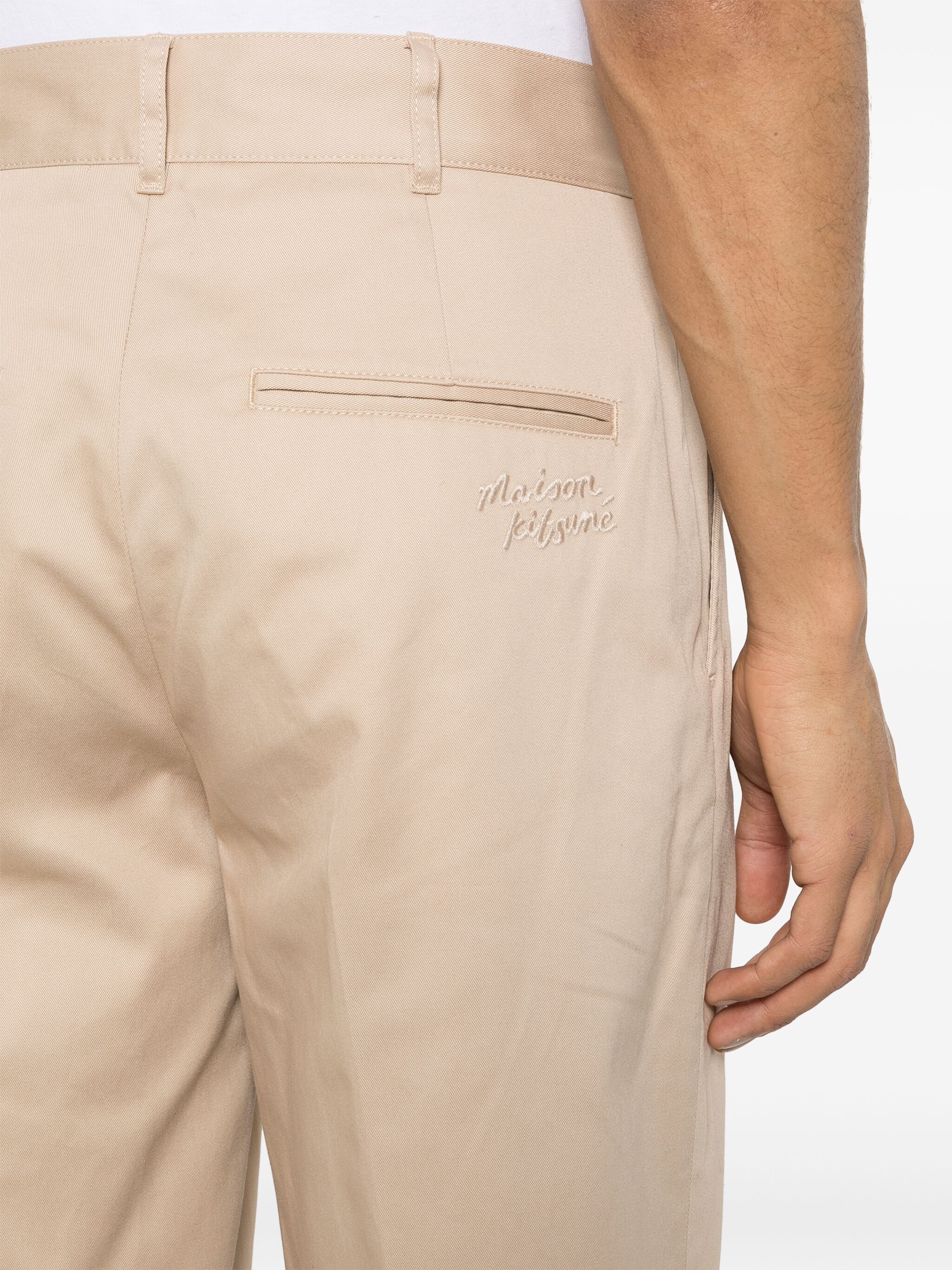 Maison Margiela o1s22i1n1124 Chino Gabardina Pant in Beige Size US 26 / EU 42 - 5 Thumbnail