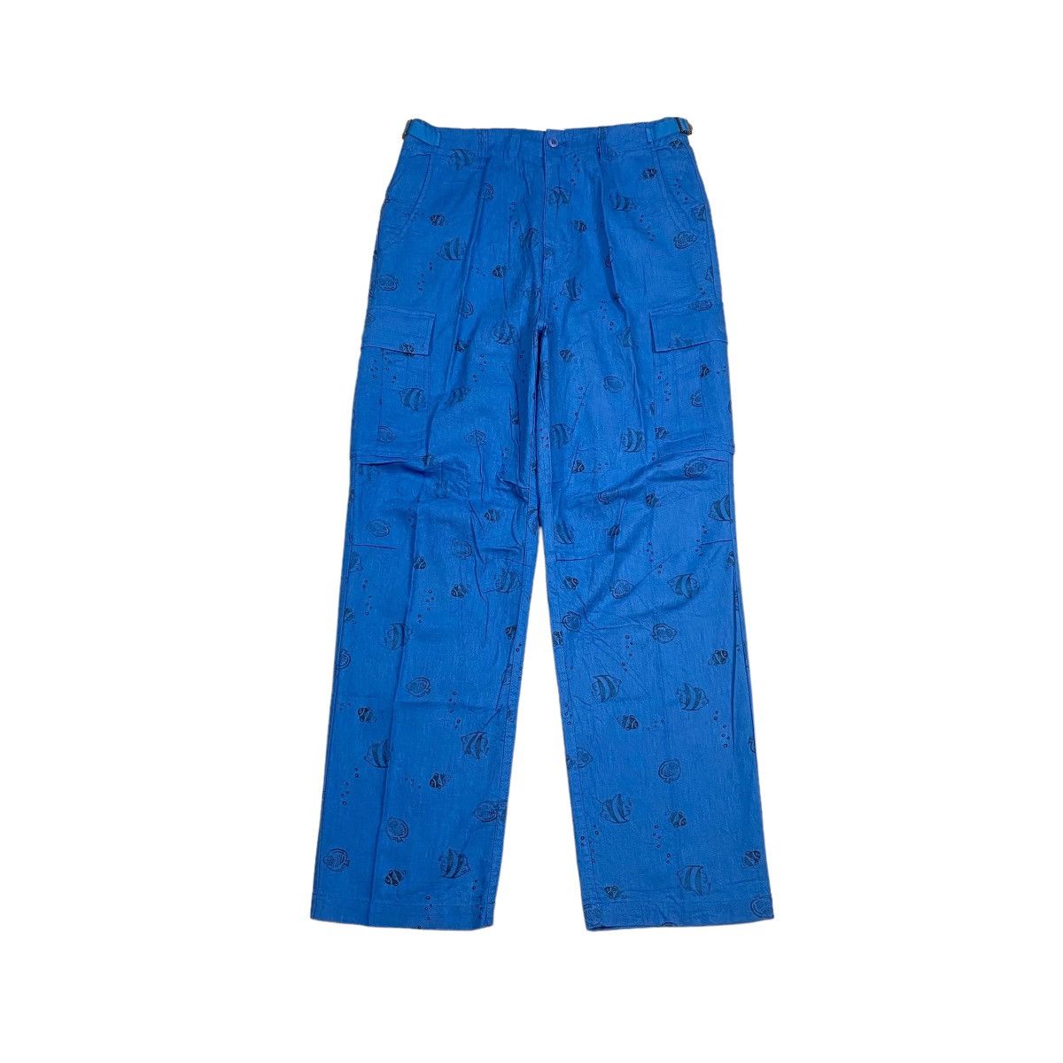 Issey Miyake × Japanese Brand × Ne-Net Ne-net by Issey Miyake Allover Print Fish Pants Size US 30 / EU 46 - 1 Thumbnail