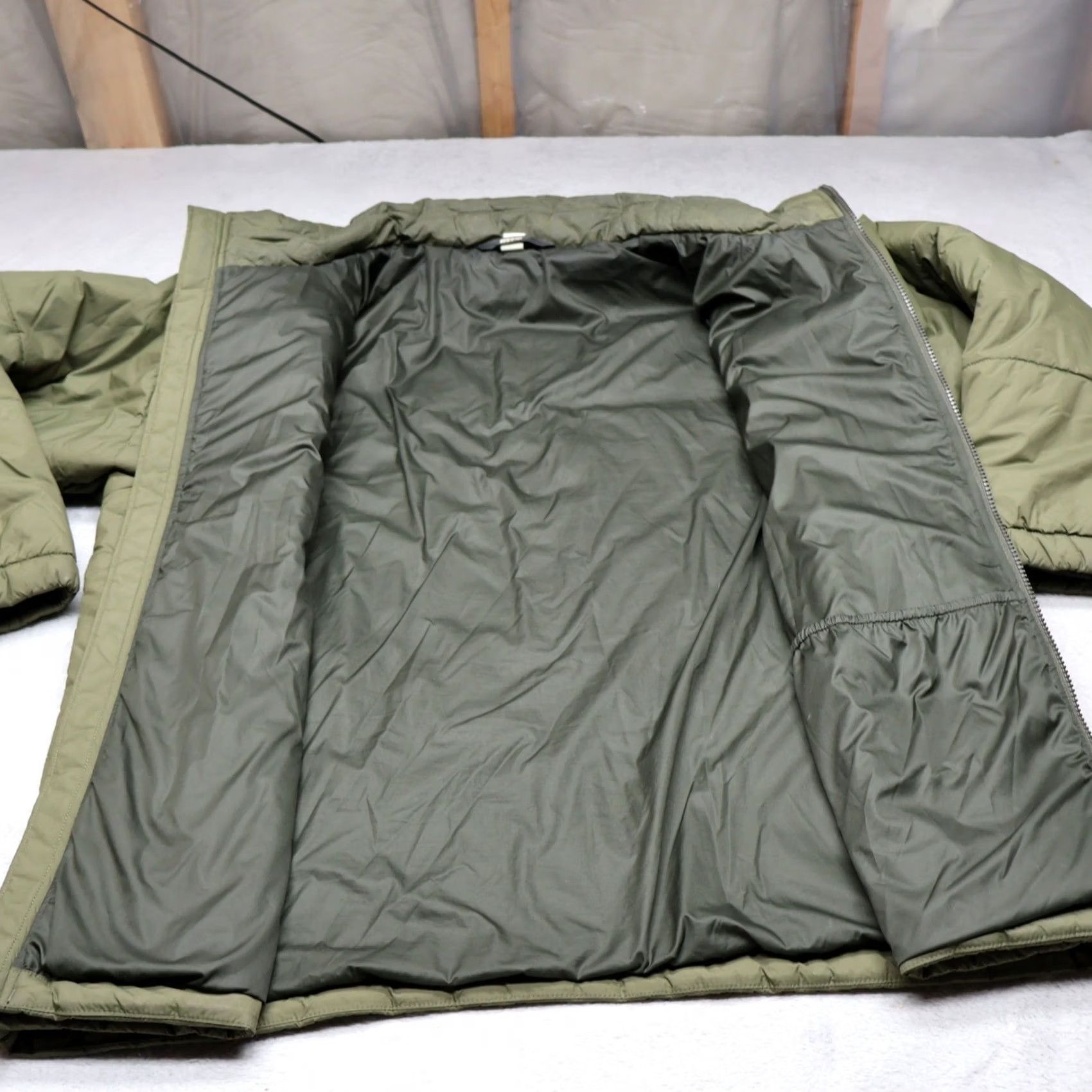 Vintage REI Jacket Mens Large Green Insulated Full Zip Puffer Outdoor Wind Rain Quilted Nylon Stand-Up Collar Size US L / EU 52-54 / 3 - 7 Thumbnail