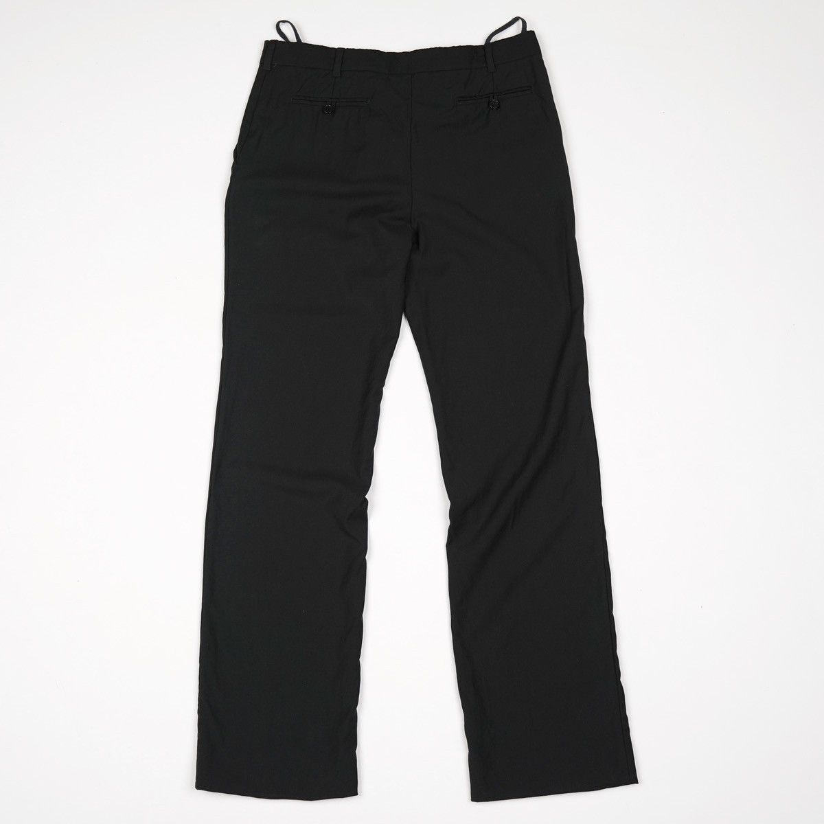 Helmut Lang Helmut Lang Vintage Wool Dress Pants Trousers Black Size 30" / US 8 / IT 44 - 2 Thumbnail