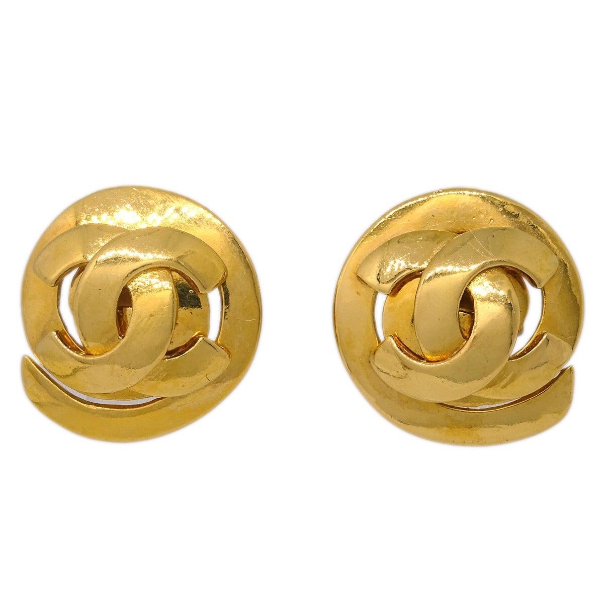 Chanel Chanel CC Round Earrings Metal Size ONE SIZE - 1 Thumbnail