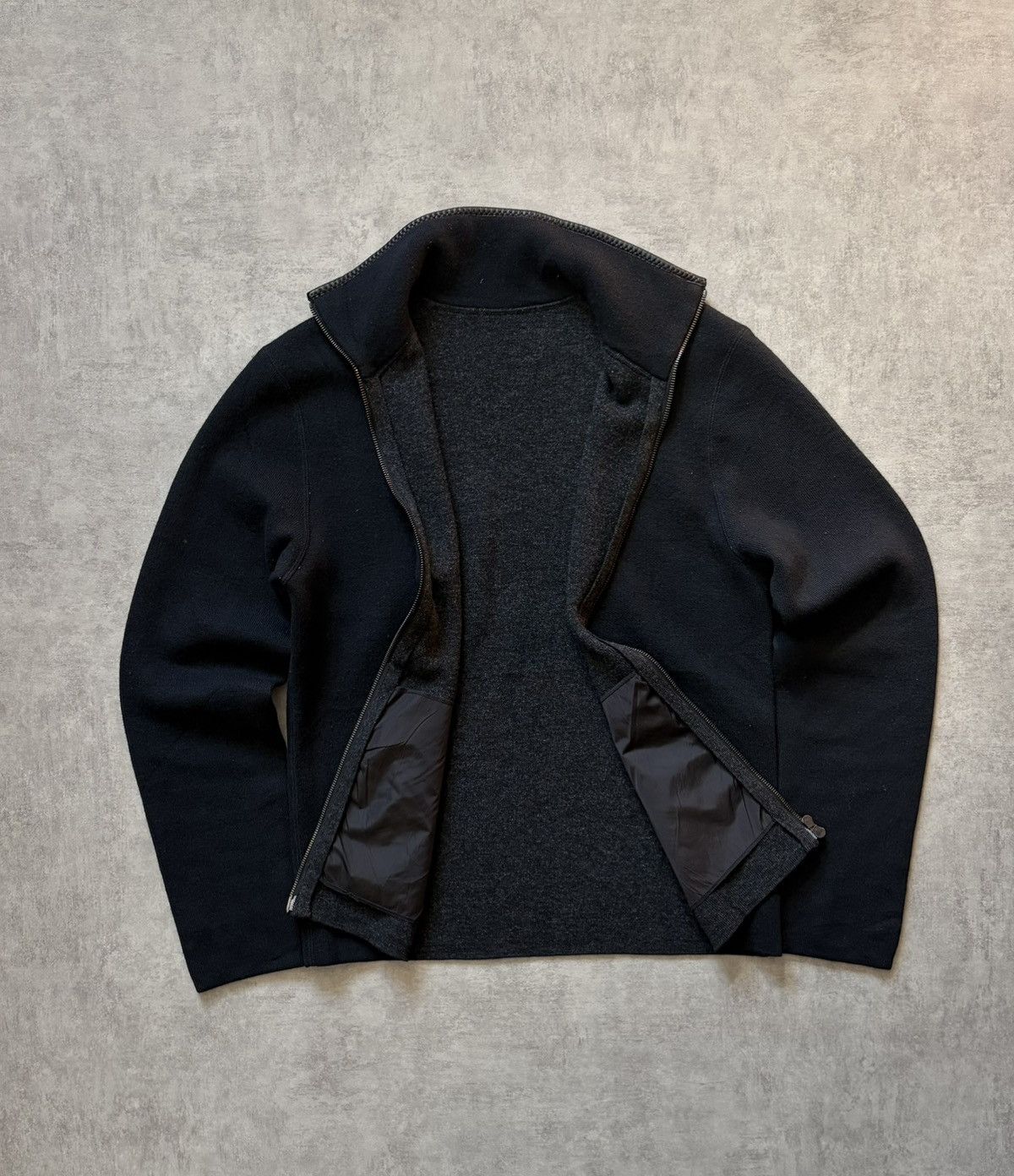 Prada Cashmere Wool blend Prada zip cardigan Size US L / EU 52-54 / 3 - 1 Thumbnail
