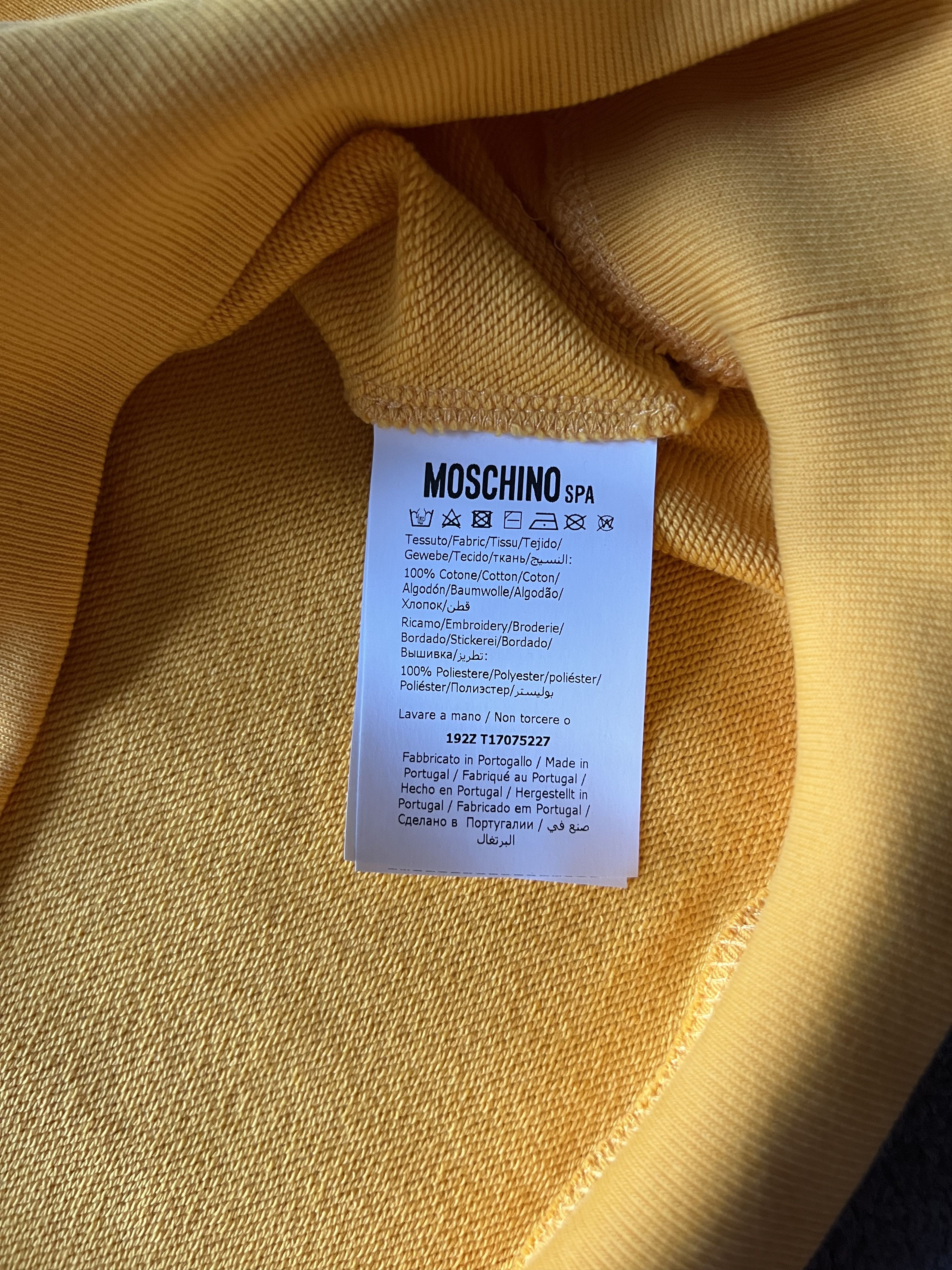 Moschino MOSCHINO HOODED COTTON SWEATSHIRT WITH MMXIX INSERT Size US M / EU 48-50 / 2 - 5 Thumbnail
