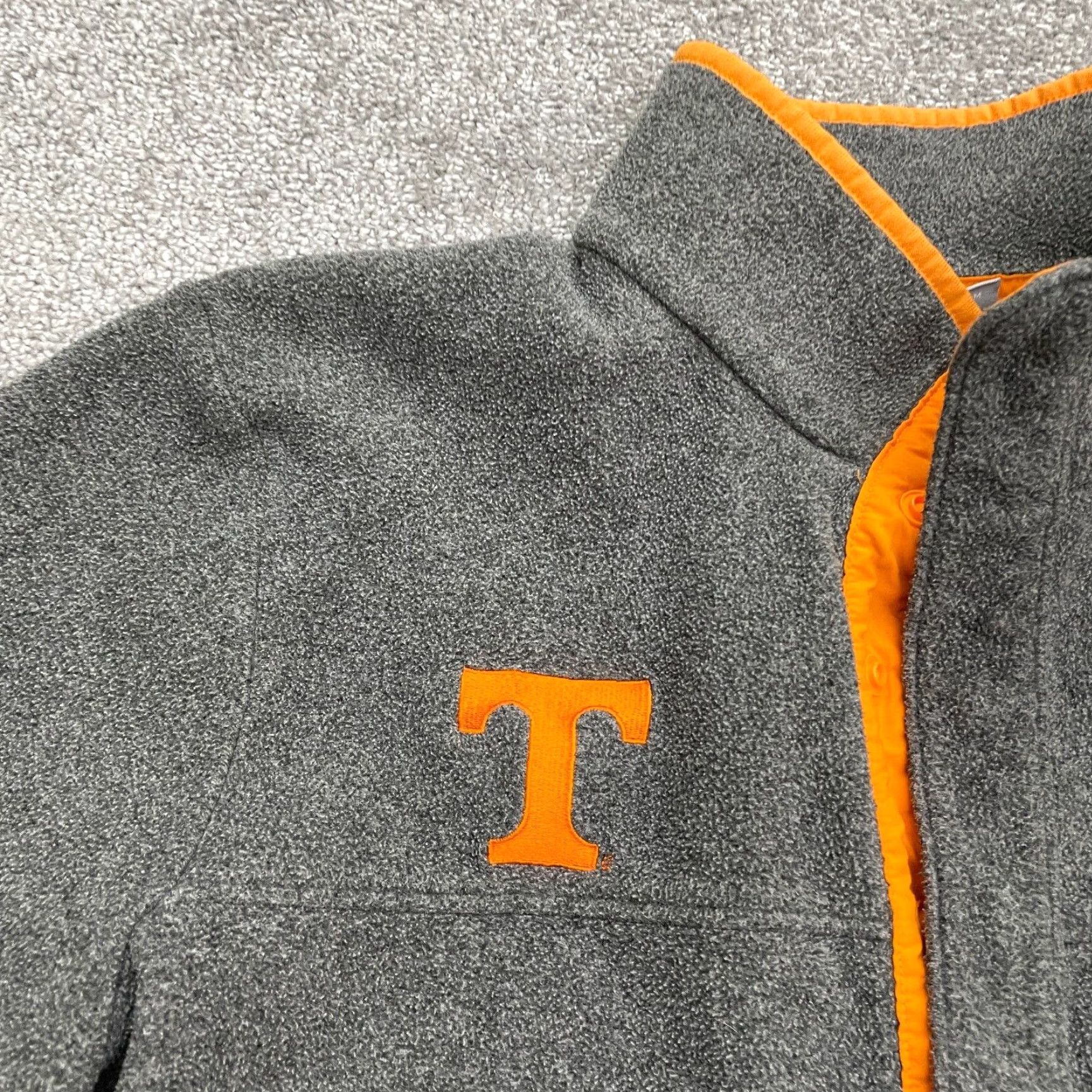 Vintage Columbia PFG Campfire Fleece Jacket Mens Medium Gray University Outdoor Classic Snap Size US M / EU 48-50 / 2 - 6 Thumbnail