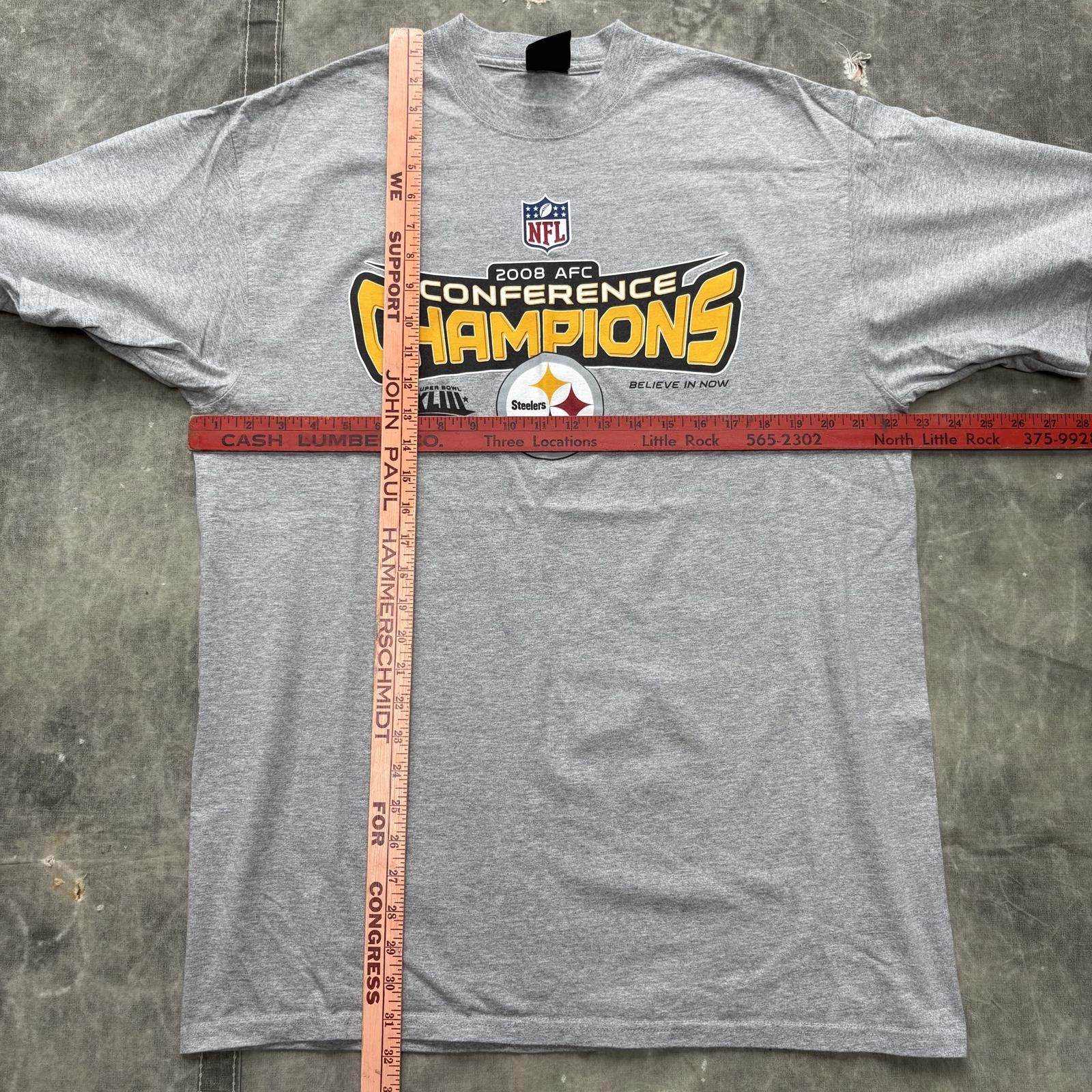 NFL Vintage Y2K Pittsburgh Steelers AFC Champions NFL Shirt Size US XL / EU 56 / 4 - 3 Thumbnail