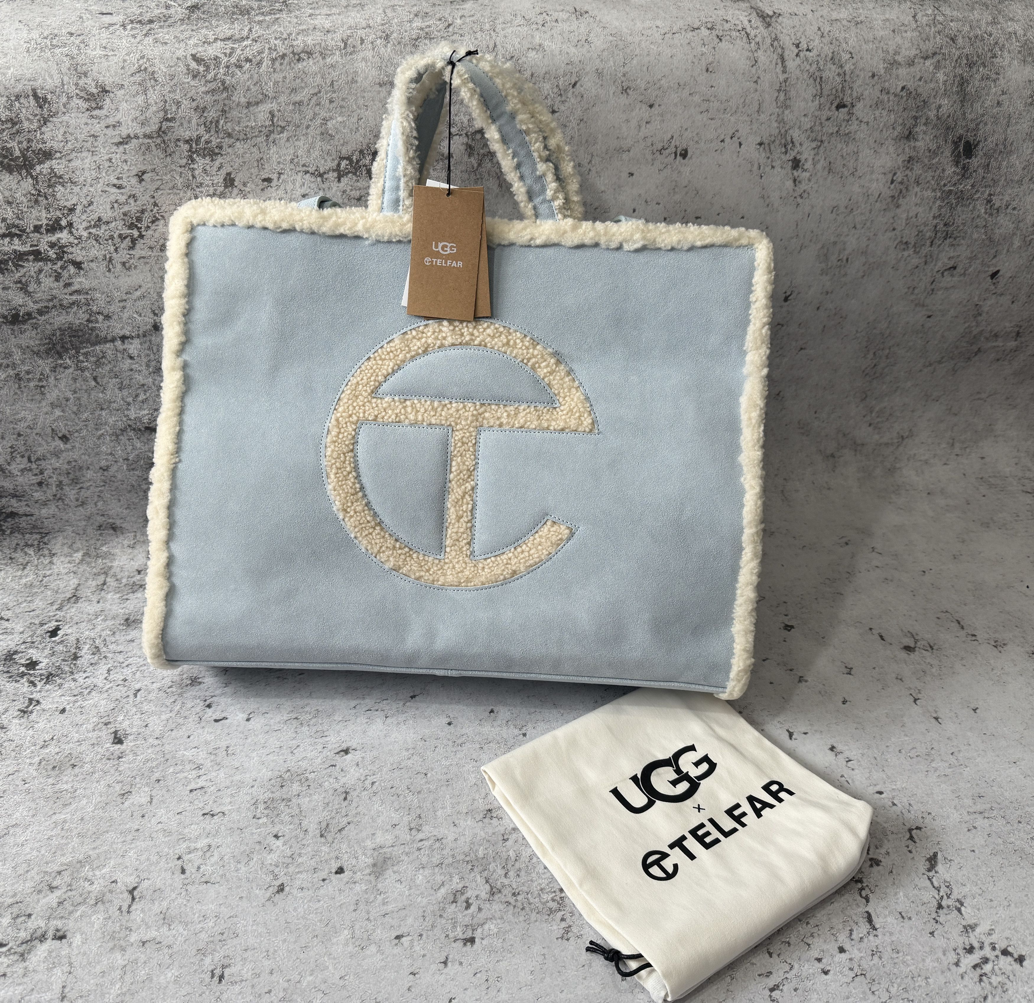 Telfar × Ugg UGG X TELFAR LARGE SHOPPER BLUE O\S 1127790 Size ONE SIZE - 1 Thumbnail
