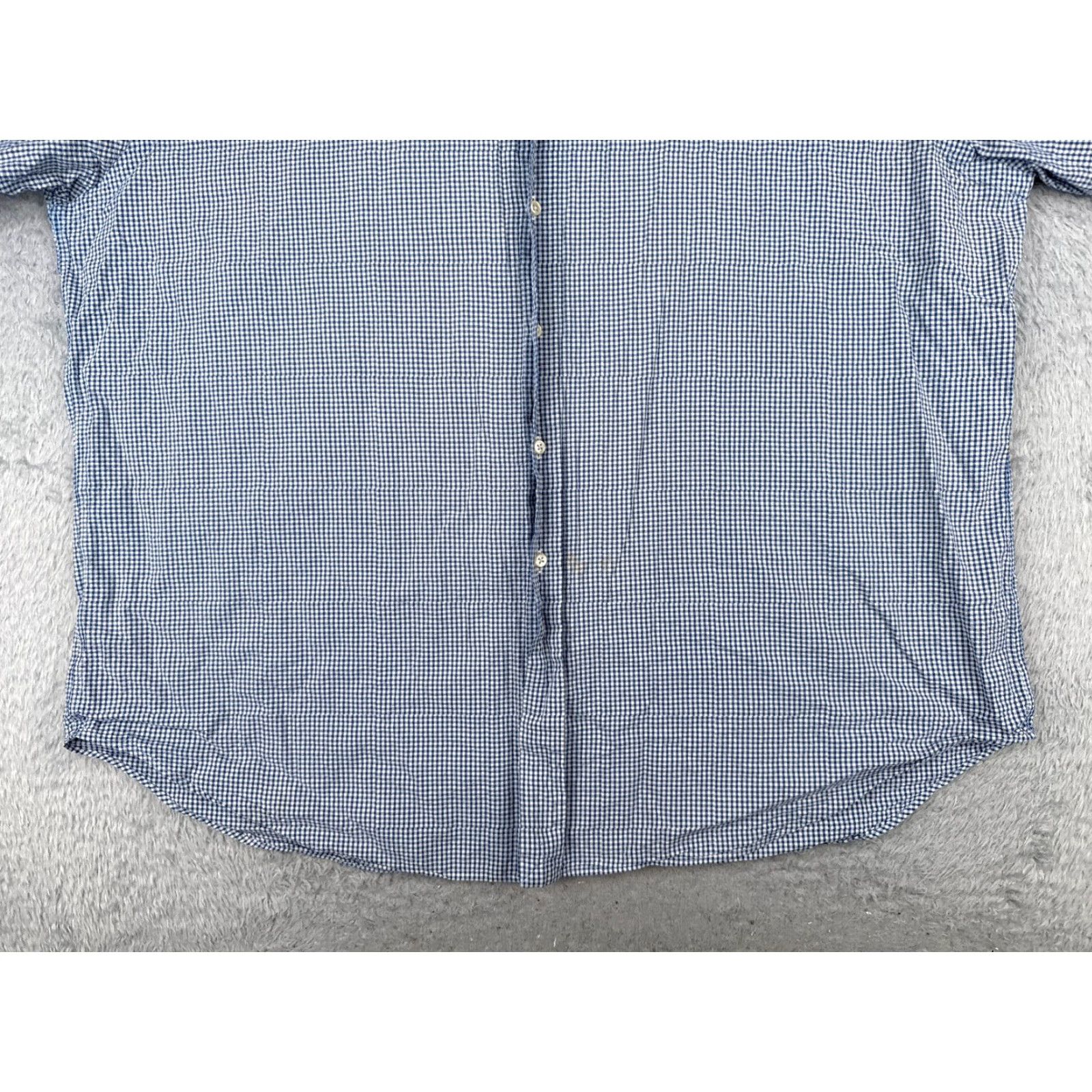 Ralph Lauren VINTAGE Ralph Lauren Men's Shirt 2XL Short Sleeve Plaid Button-Up Casual Fall Winter Blue Size US XXL / EU 58 / 5 - 5 Thumbnail