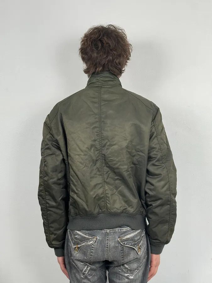 Armani 2000s Armani Olive Green Bomber Jacket Size US M / EU 48-50 / 2 - 3 Thumbnail