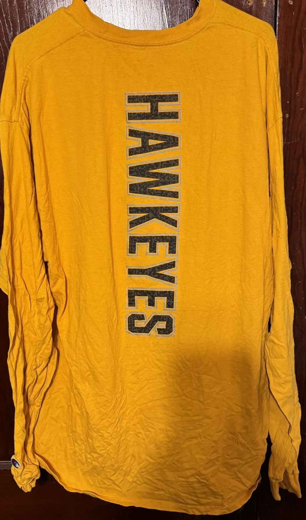 Champion Iowa Hawkeyes Champion L/S T-Shirt Yellow Men Sz XXL Big 10 Size US XXL / EU 58 / 5 - 2 Thumbnail