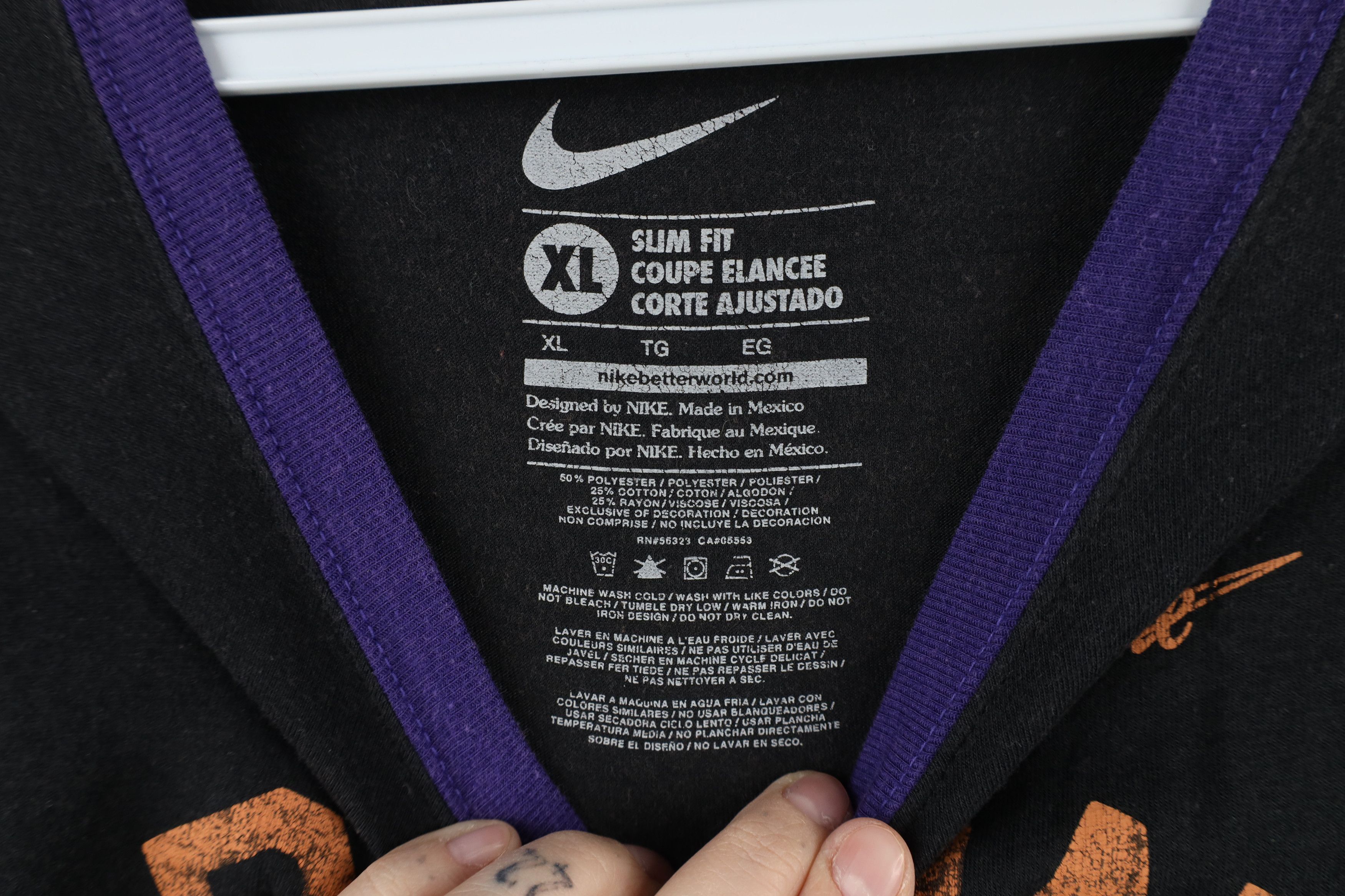 Nike × Vintage Vintage Y2K Nike Diamondbacks Baseball Ringer T-Shirt Black Size XL / US 12-14 / IT 48-50 - 9 Thumbnail