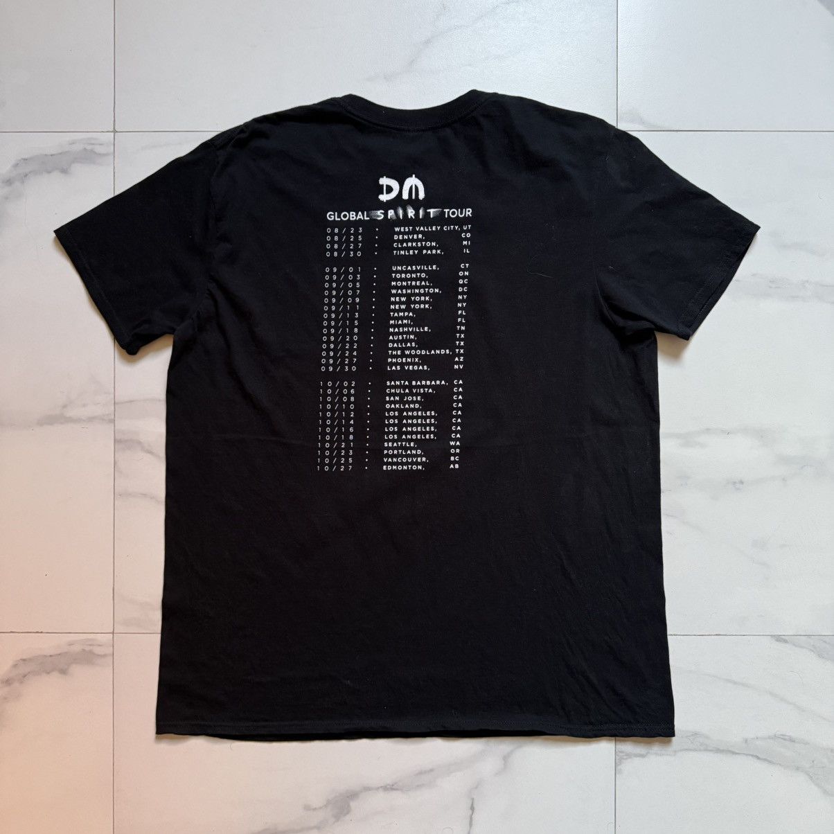Band Tees Depeche Mode Global Spirit Tour Tee Size US XL / EU 56 / 4 - 4 Thumbnail