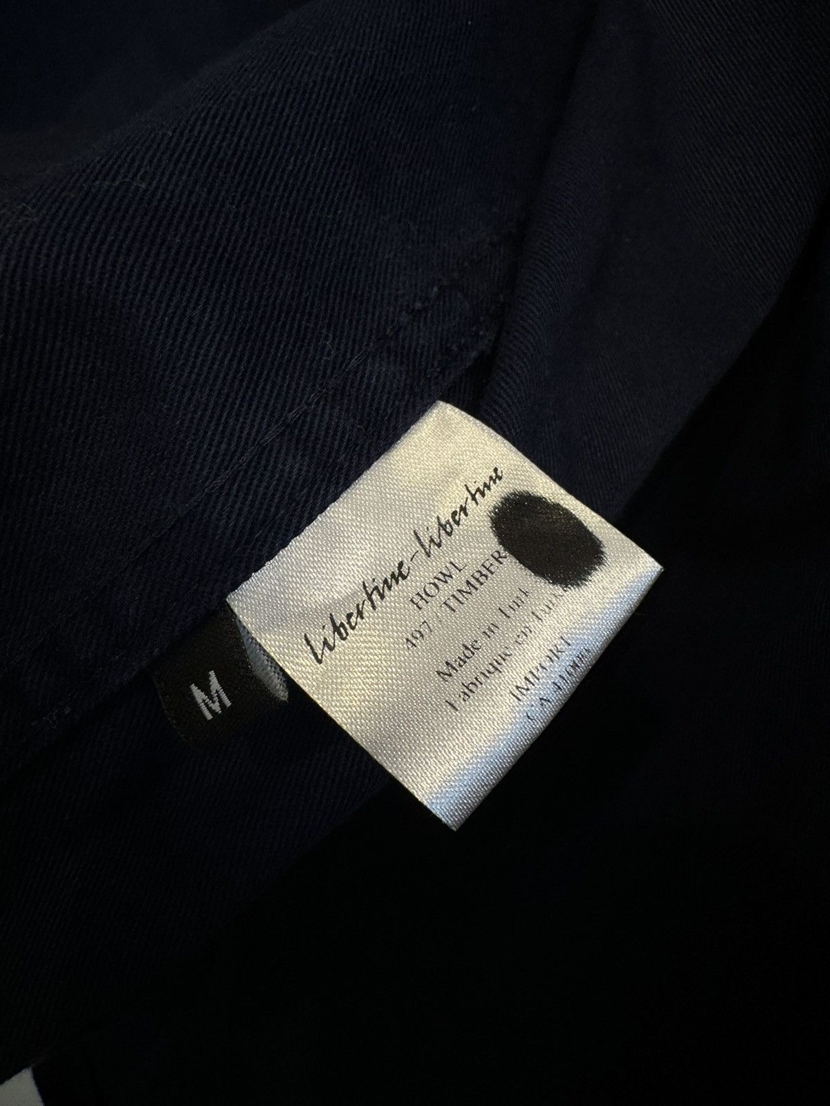 Libertine-Libertine Libertine Libertine overshirt jacket navy howl over shirt Size US M / EU 48-50 / 2 - 7 Thumbnail