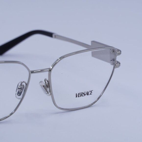 Versace Versace VE1301 1000 Eyeglasses Silver 55mm Cat Eye Frame Size ONE SIZE - 2 Thumbnail