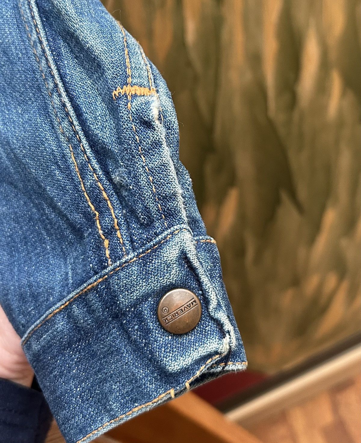 Wrangler 60s Maveric Blue Bell 3J03MJ Denim Jacket Embroidered Size US S / EU 44-46 / 1 - 17 Thumbnail