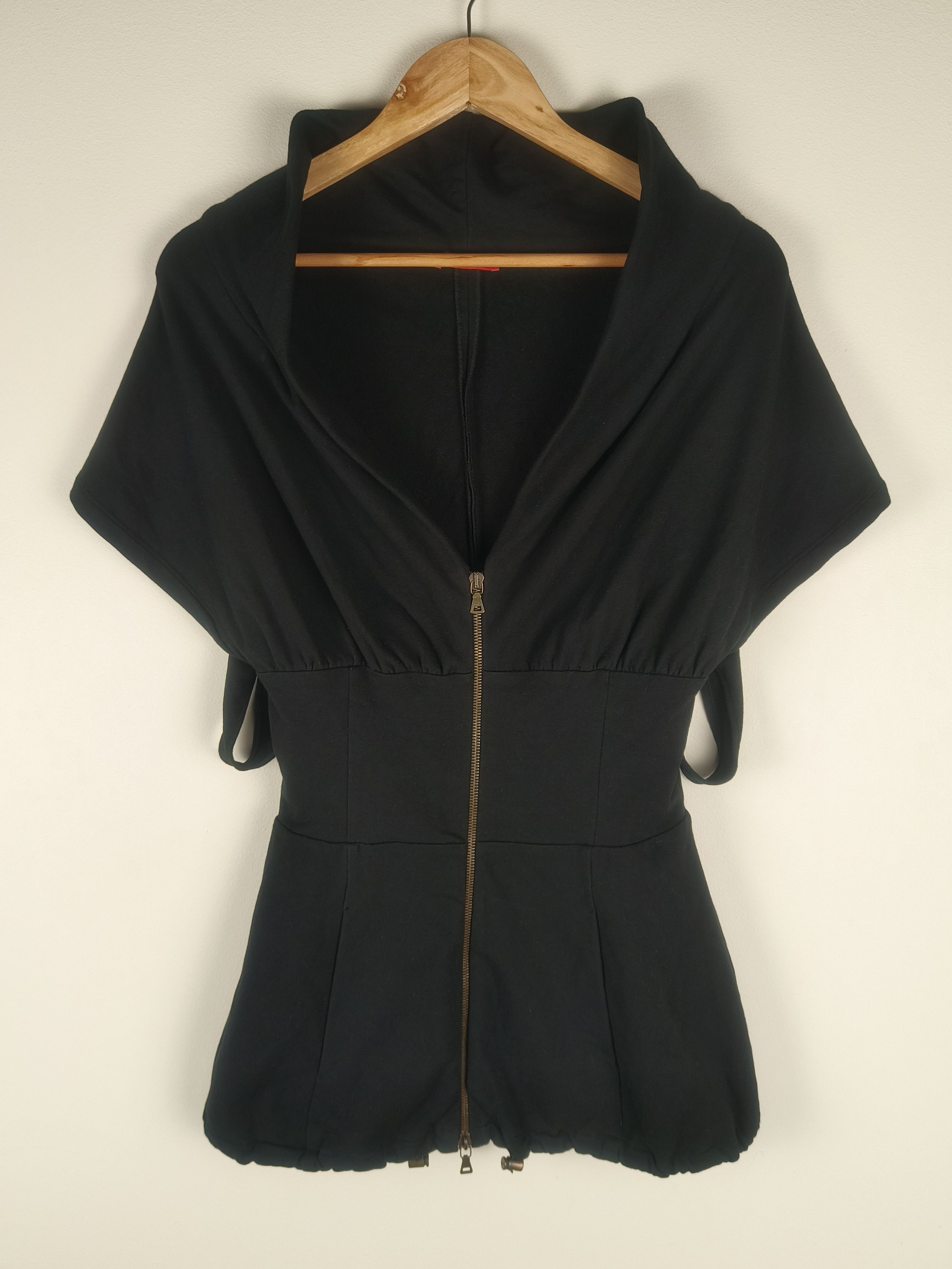 Prada Prada Black S/S 2000s Zip Mini Designer Casual Sporty Dress Size M / US 6-8 / IT 42-44 - 1 Thumbnail