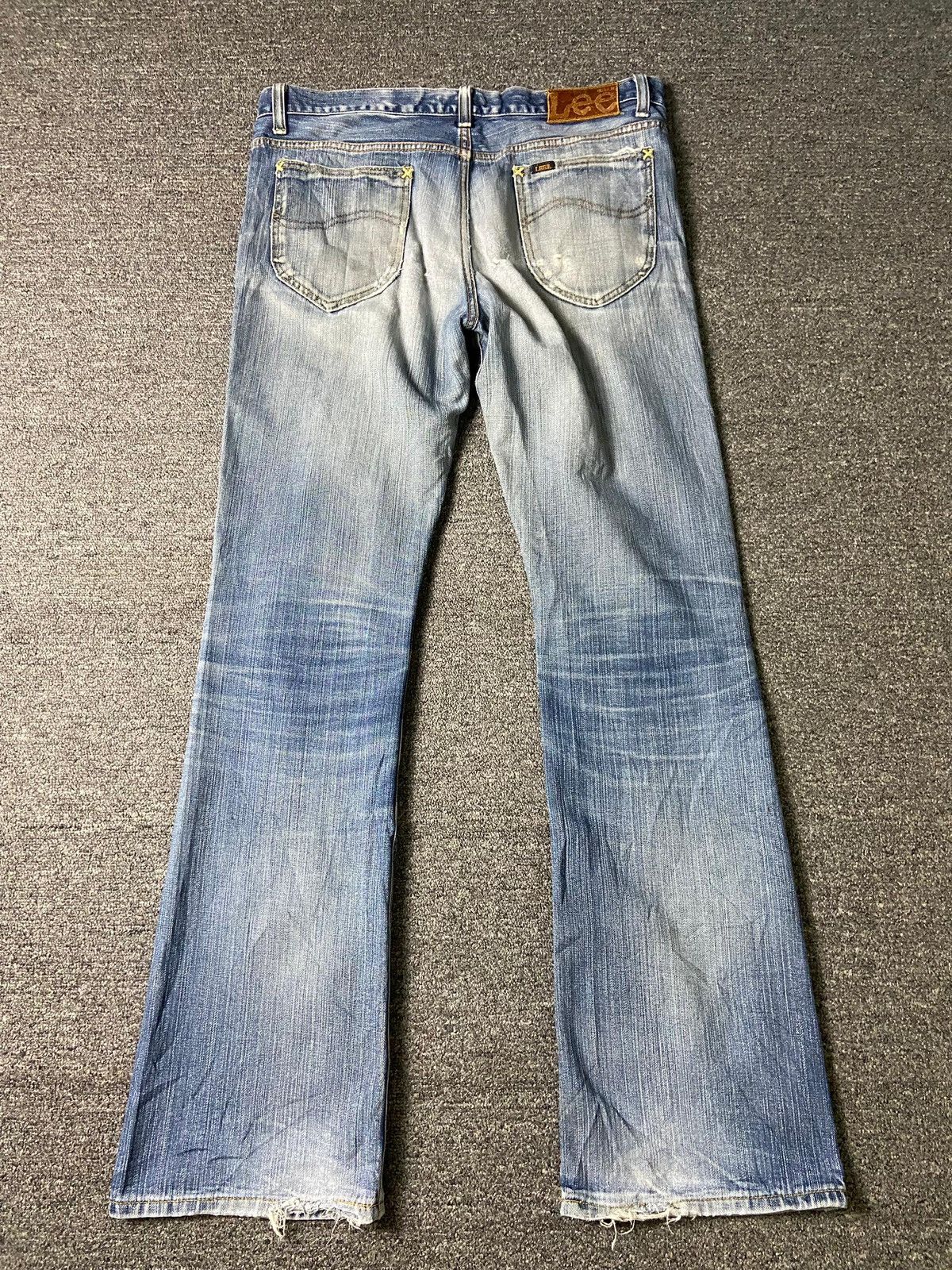 Japanese Brand × Lee × Vintage LEE RIDERS Brand Distressed Denim Jeans (132) Size US 36 / EU 52 - 2 Thumbnail