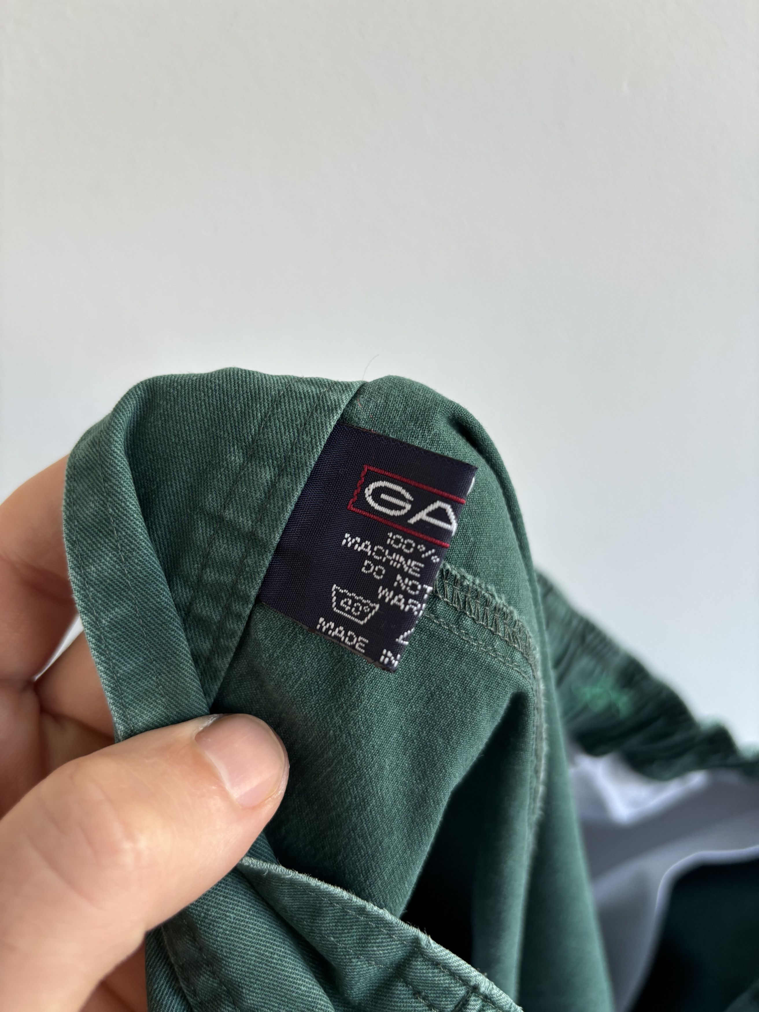 Gant × Vintage Vintage Washed Cotton Pant Green Shorts Size US 36 / EU 52 - 7 Thumbnail