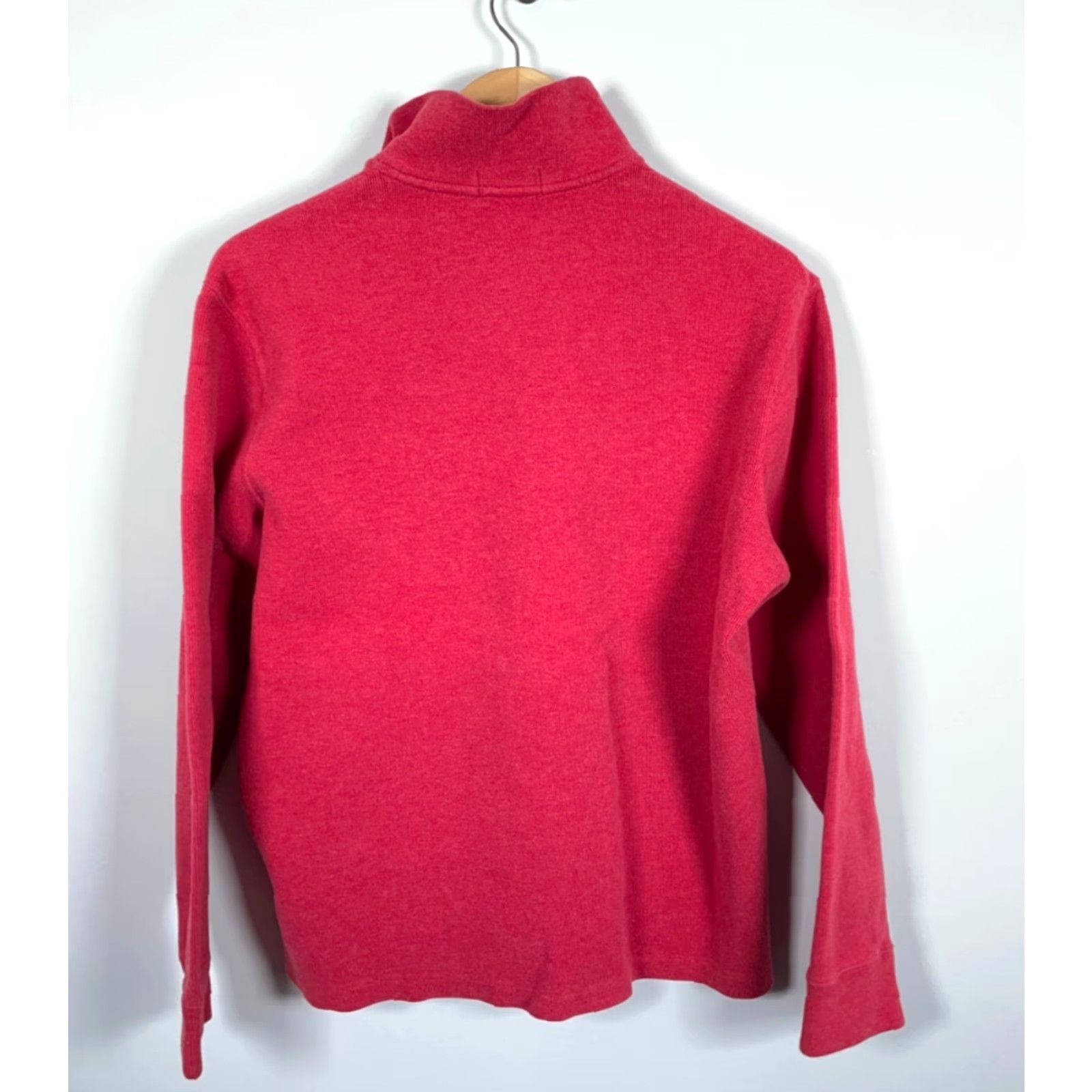 Polo Ralph Lauren Polo Ralph Lauren Sweater Men Large Red 1/4 Zip Cotton Pullover Knit Preppy Size US L / EU 52-54 / 3 - 2 Thumbnail