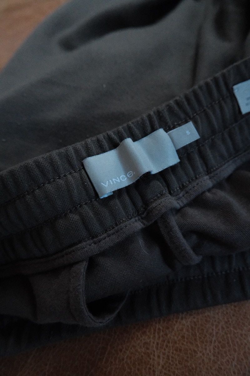 Vince Olive Green Pleated Drawstring Track Pants Size US 30 / EU 46 - 7 Thumbnail