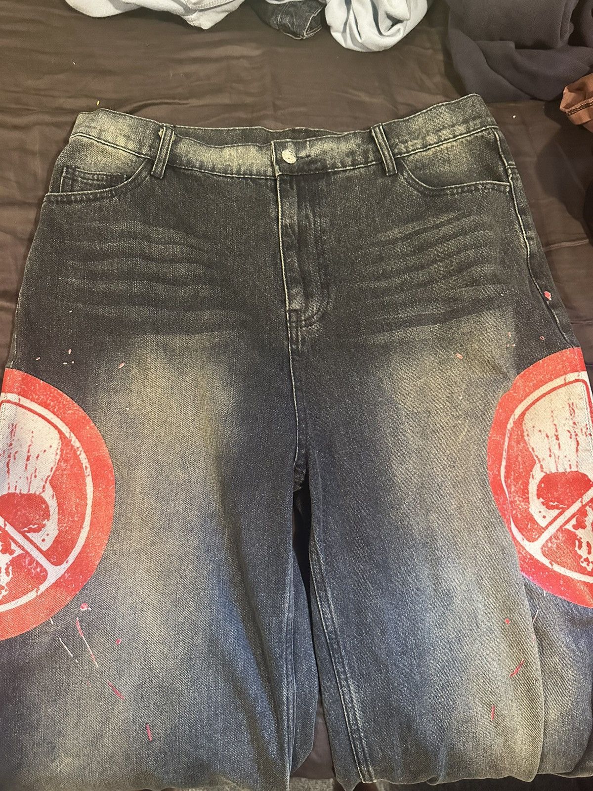 Other Peaceinwar “Blood Jeans” TheEndV2 Size US 35 - 1 Thumbnail