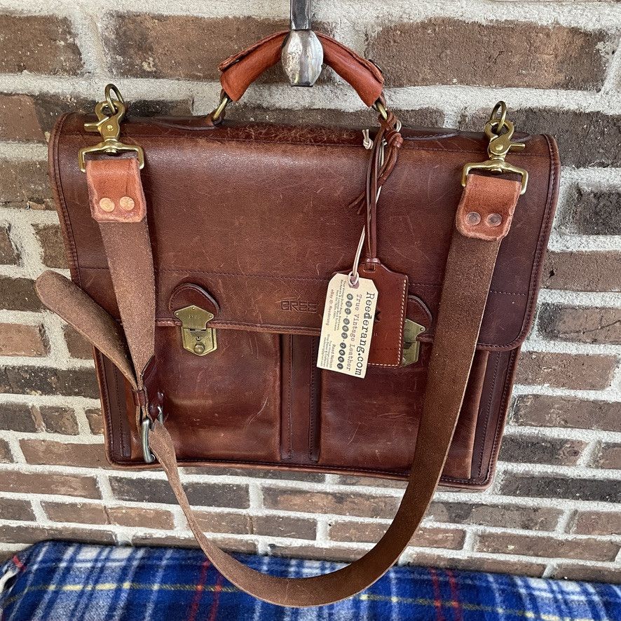 Handmade RARE 1980s BREE GERMANY LEATHER BRIEFCASE BAG R$1598 Size ONE SIZE - 23 Thumbnail