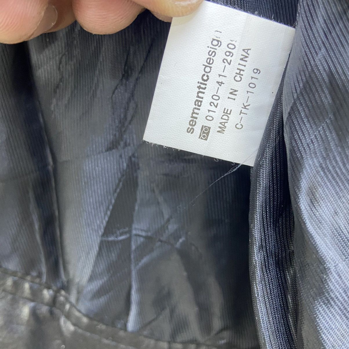 semanticdesign Japanese Brand Semantic Design Synthetic Leather BikerJacket Size US S / EU 44-46 / 1 - 22 Thumbnail