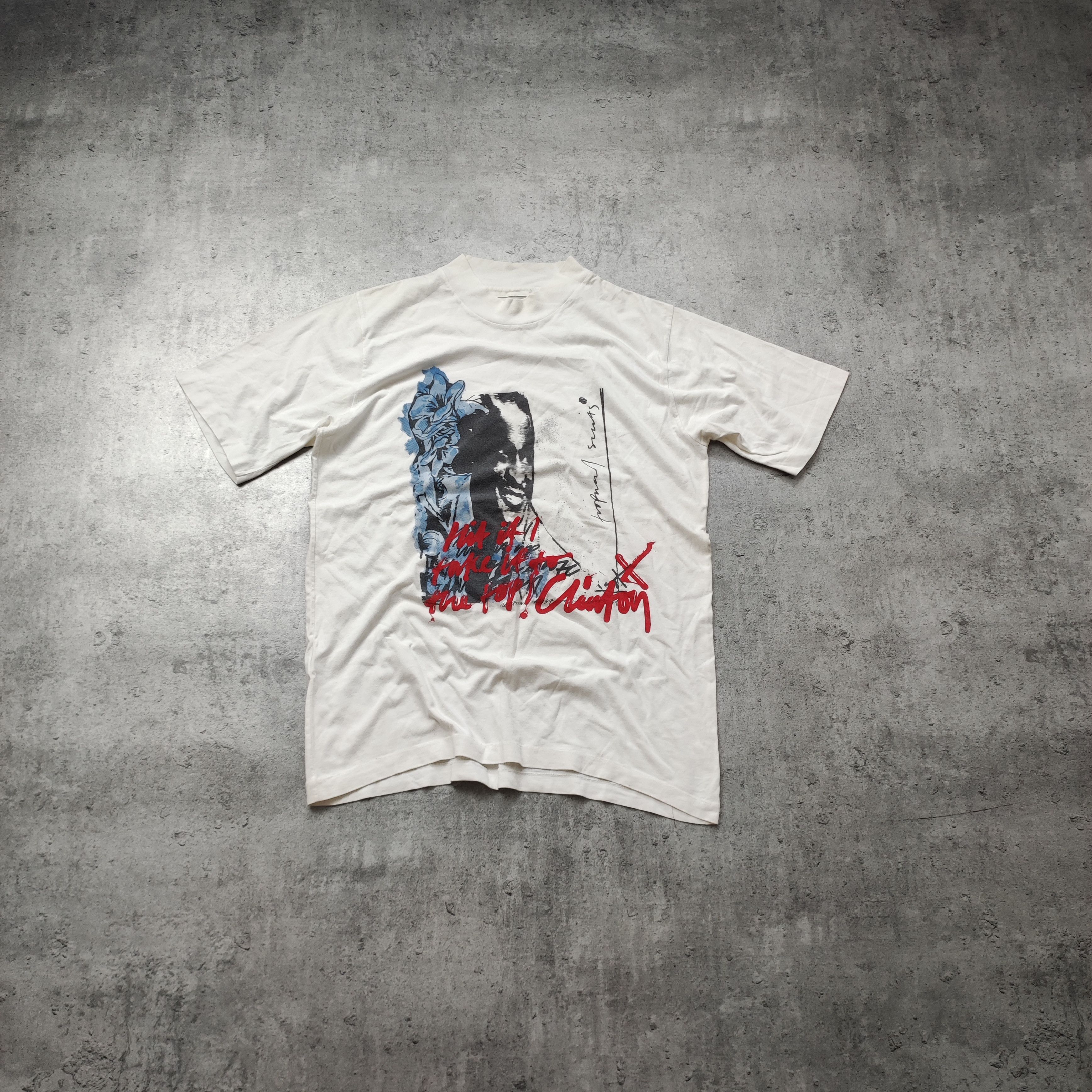 Band Tees × Vintage RARE Vintage 90s Signle Stitch Unknown Band Promo Tee Size US M / EU 48-50 / 2 - 1 Thumbnail